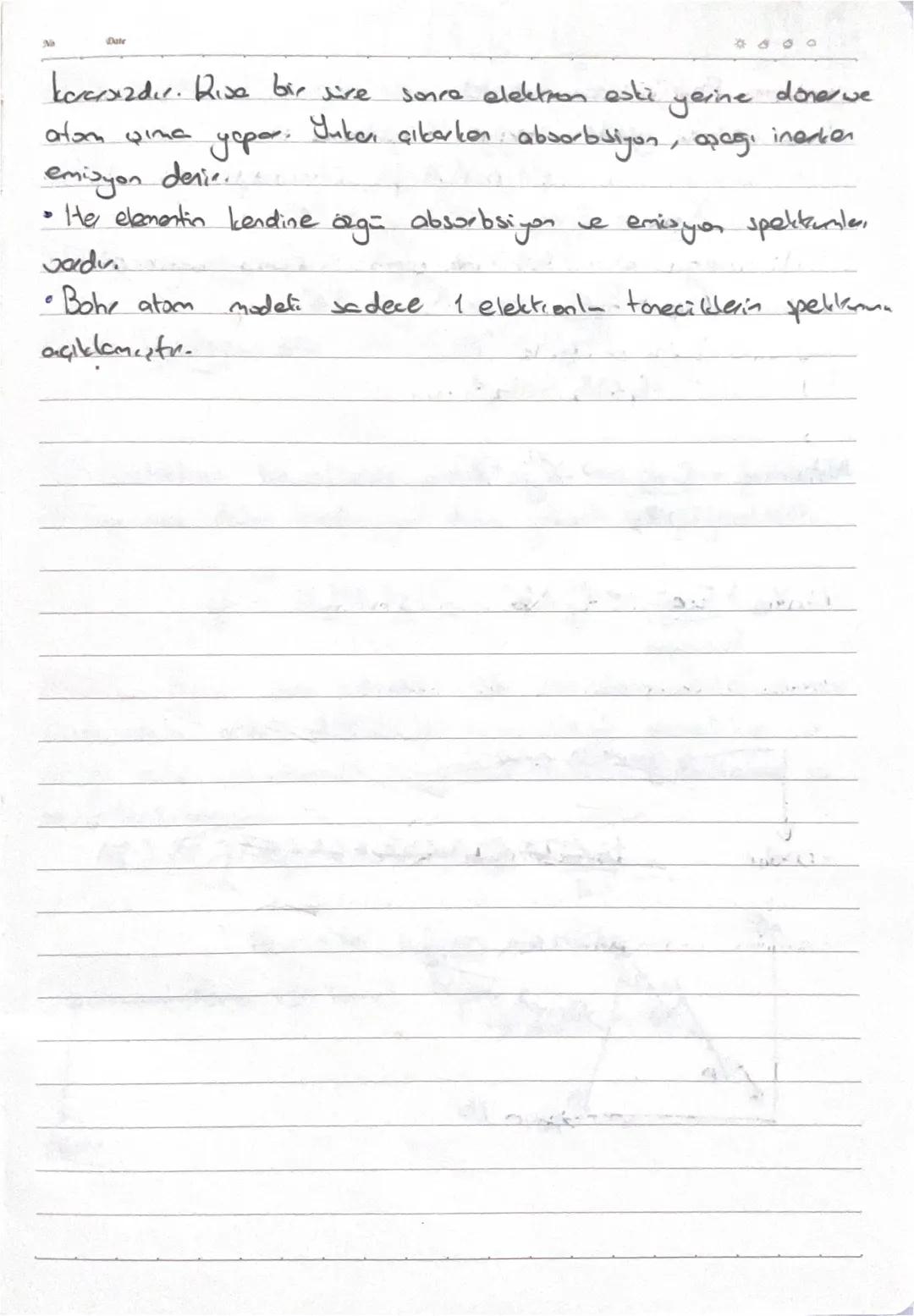 No
Date
Atom. Modelleri
00
No
Dalton Atom Modeli-
20
• Atomlar içi ddu, sest kürelerdir, bölünemezler.
• Forkli elementin atomlar, farklıdır