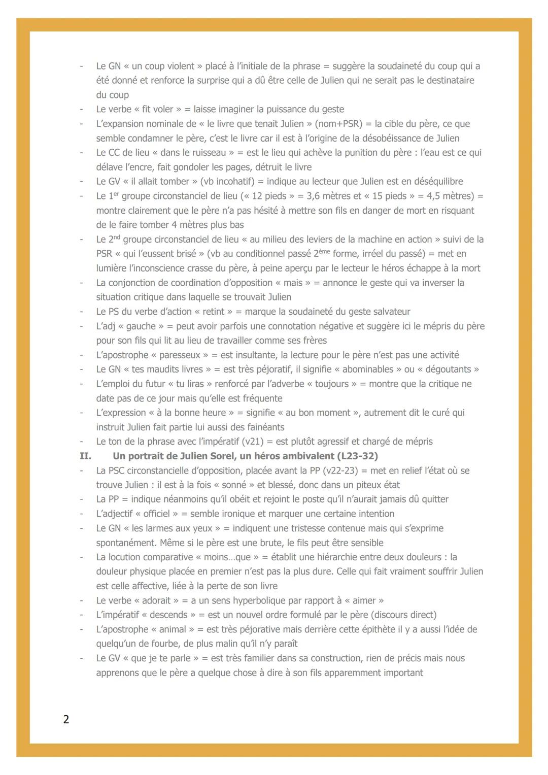 # JULIEN ET SON PÈRE
Recueil <<< Le rouge et le noir >> de Stendhal en 1830
INTRODUCTION
→ Stendhal, écrivain français. Siècle du Réalism