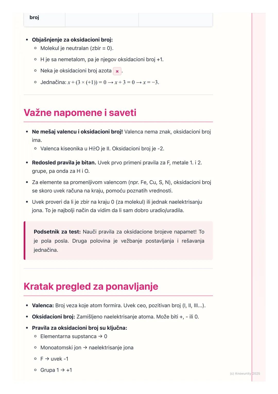 # Valenca i oksidacioni broj
## Uvodni pojmovi
Valenca i oksidacioni broj su dva pojma koja opisuju kako se atomi vezuju jedni
sa drugima.