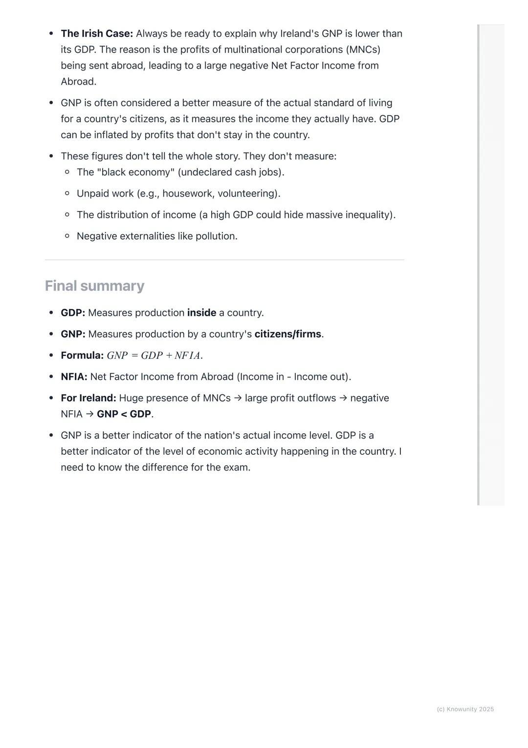 # Measuring National Income
(GDP and GNP)
Introduction to national income
National income is basically a measure of the total value of all