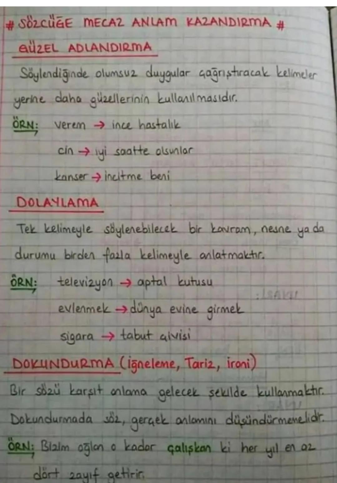 SÖZCÜĞÜN VE SÖZÜN ANLAMI
GERGEK ANLAM
Sözcüğün akla gelmesi gereken ilk anlamıdır.
ÖRN: Belediye bu yolu nihayet asfaltlamış.
ga.
Ormanda at