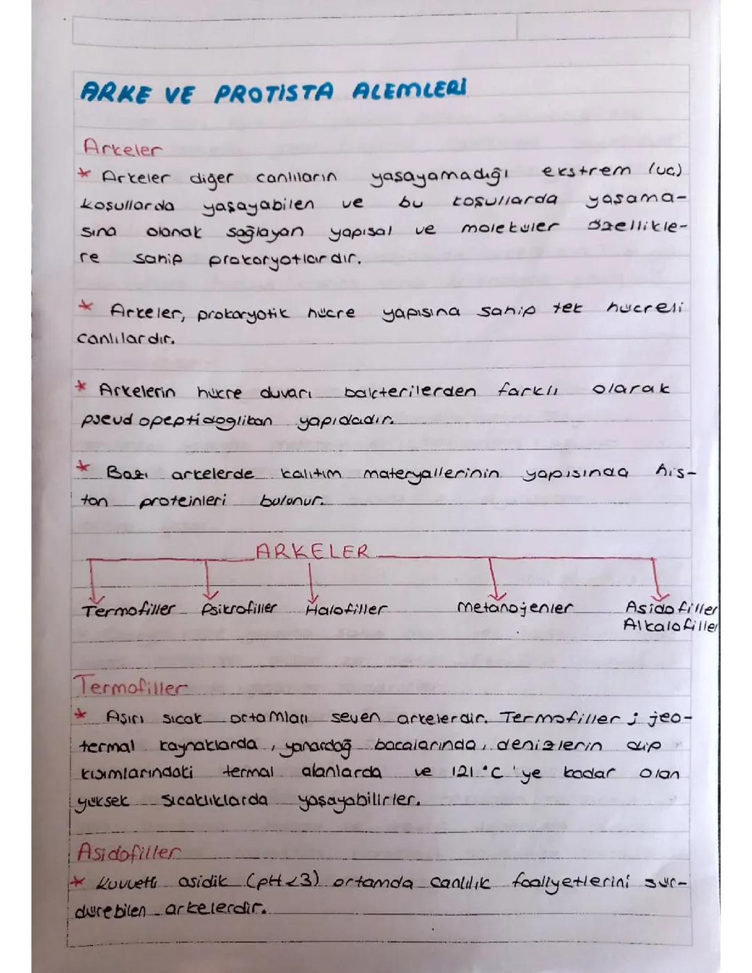 9. Sınıf biyoloji arke ve protista sistemleri konu anlatımı