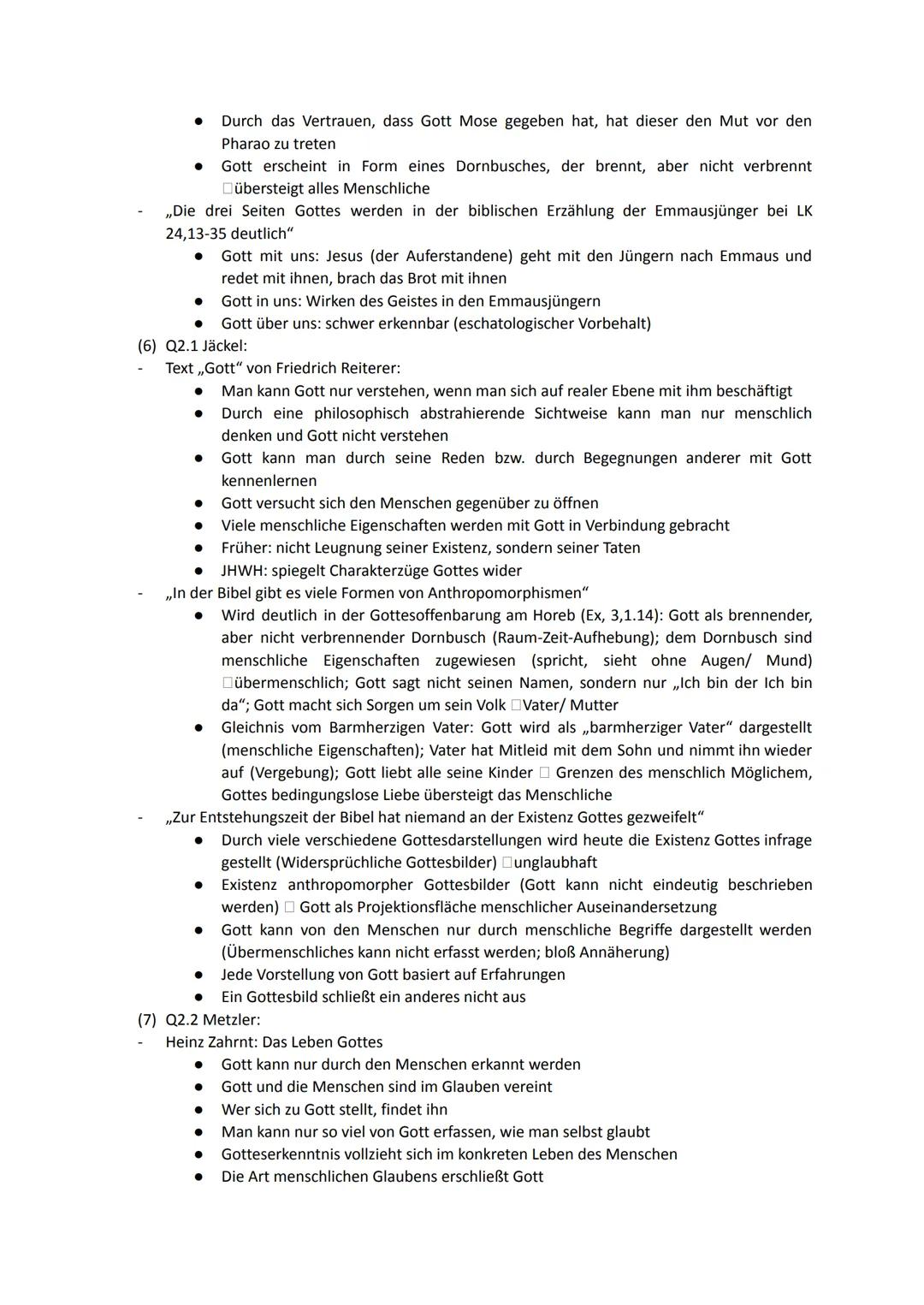Religion Abiturstoff
Q1: Jesus Christus- das menschgewordene Wort Gottes: Die Reich-Gottes-Botschaft, Die
Auferstehung Jesu (Hoffnung über