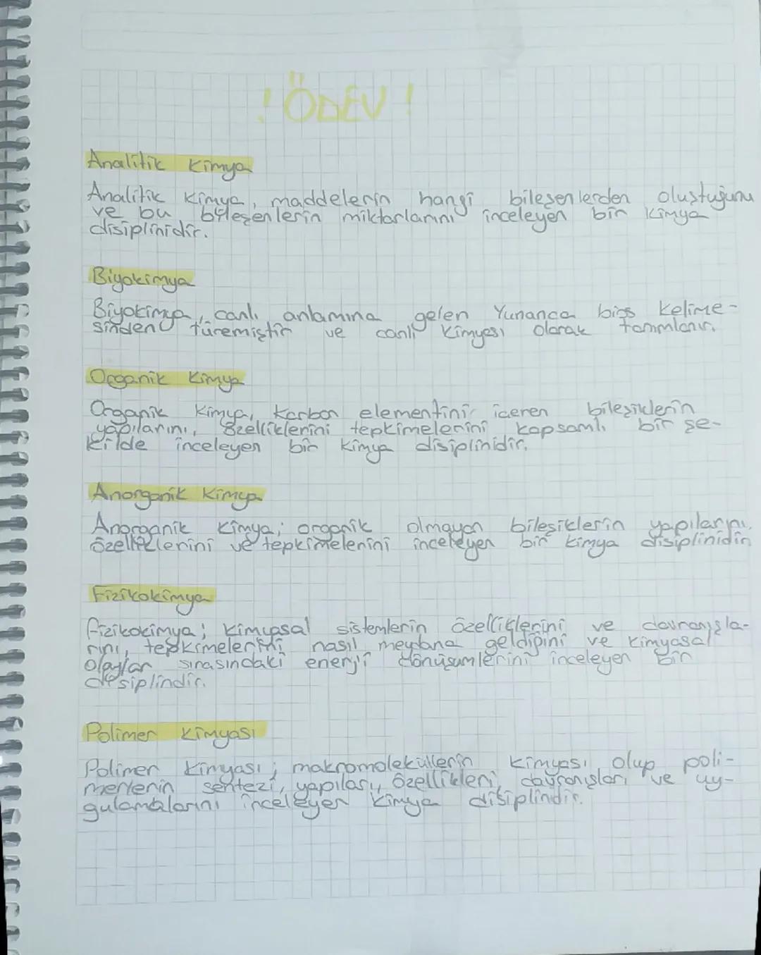 Analitik Kimya
Analitik Kimya, maddelerin hangi
ve bu
bileşenlerden oluştuğur
bileşenlerin miktarlarını inceleyen bir kimya
disiplinidir.
Bi