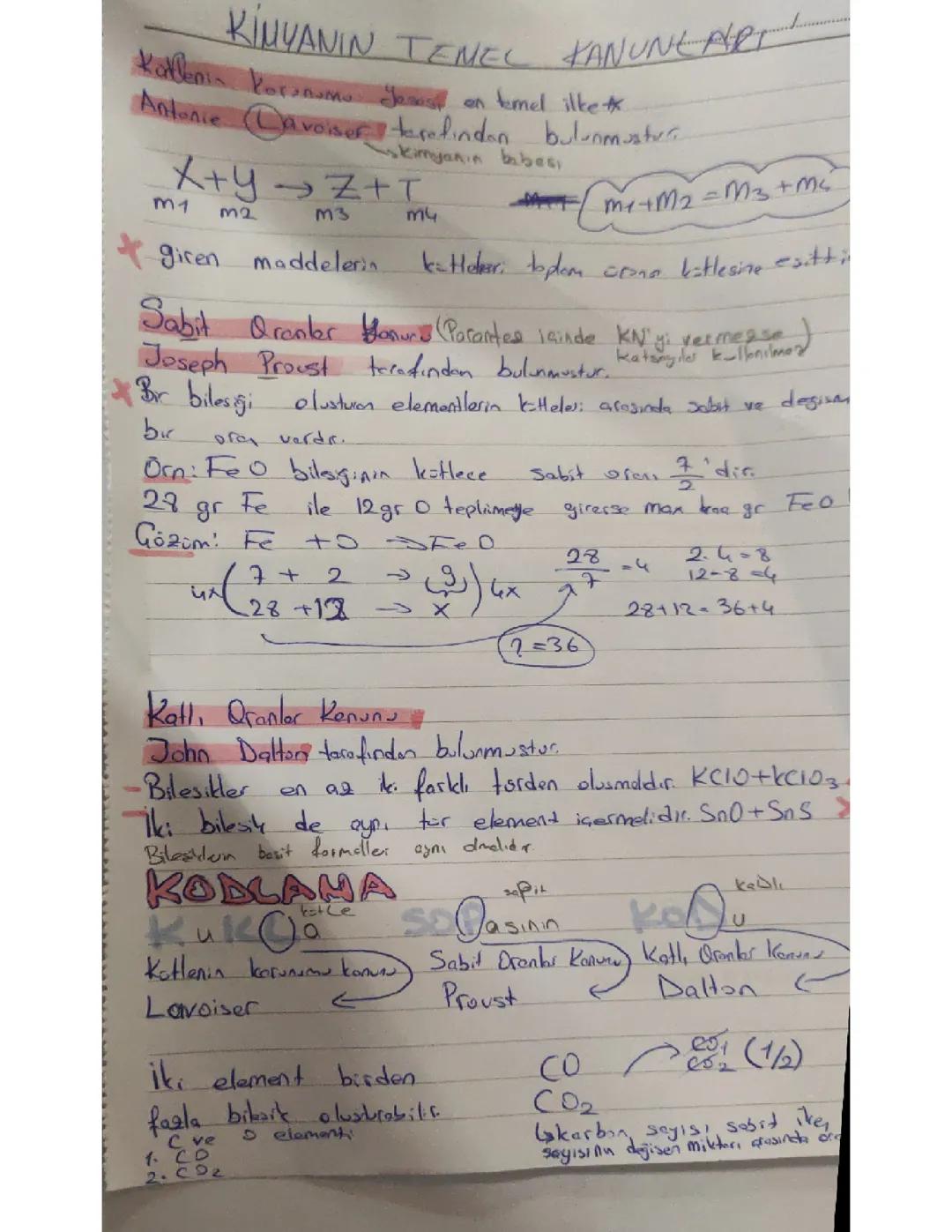 10.sınıf kimya 1.unite