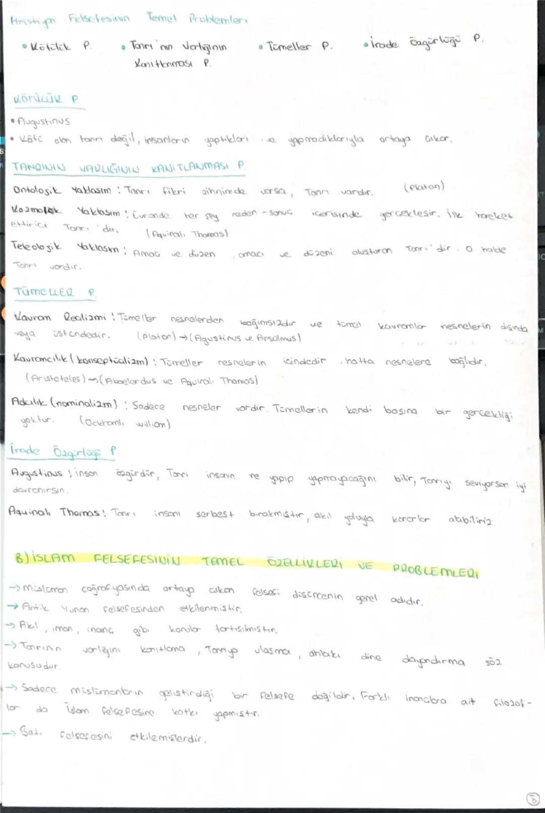 MB 2.40241L-MS 15.402YIL FELSEPESI
(Orta Gay F/Hristiyon F.)
... Felsefesini obsturon Düsonce Ortami
* Din, ineng, tenni ve skdastik disünc