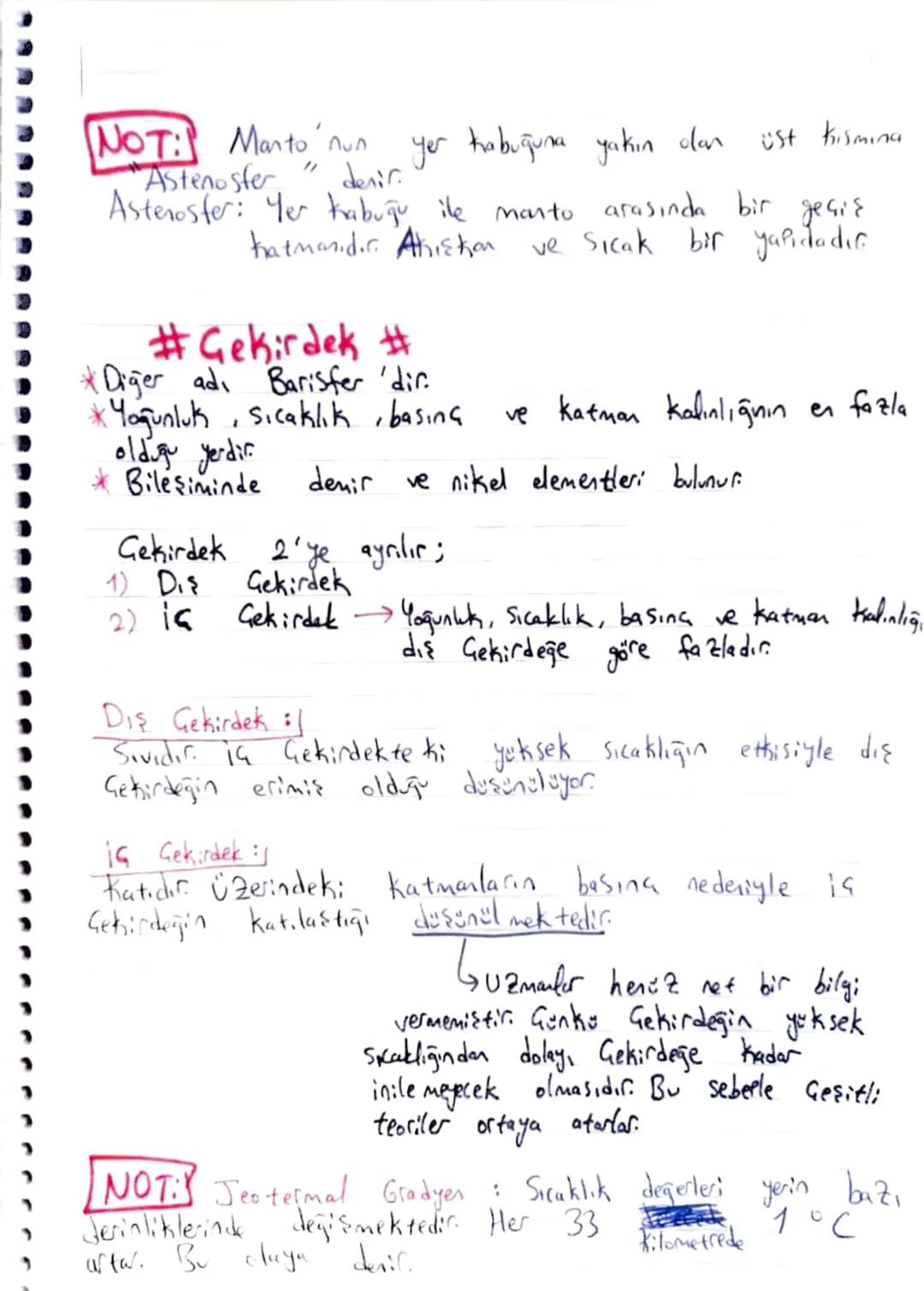 #1
Coğrafya - 1. Ünite
Dünya 'nın katmanlar, #
+Yer kabuğu
Dersten Notlar
#DÜNYA 'NIN
→Marto
Gekirdek
TEK TONIK
tanamer
Dünya, Distan ice do