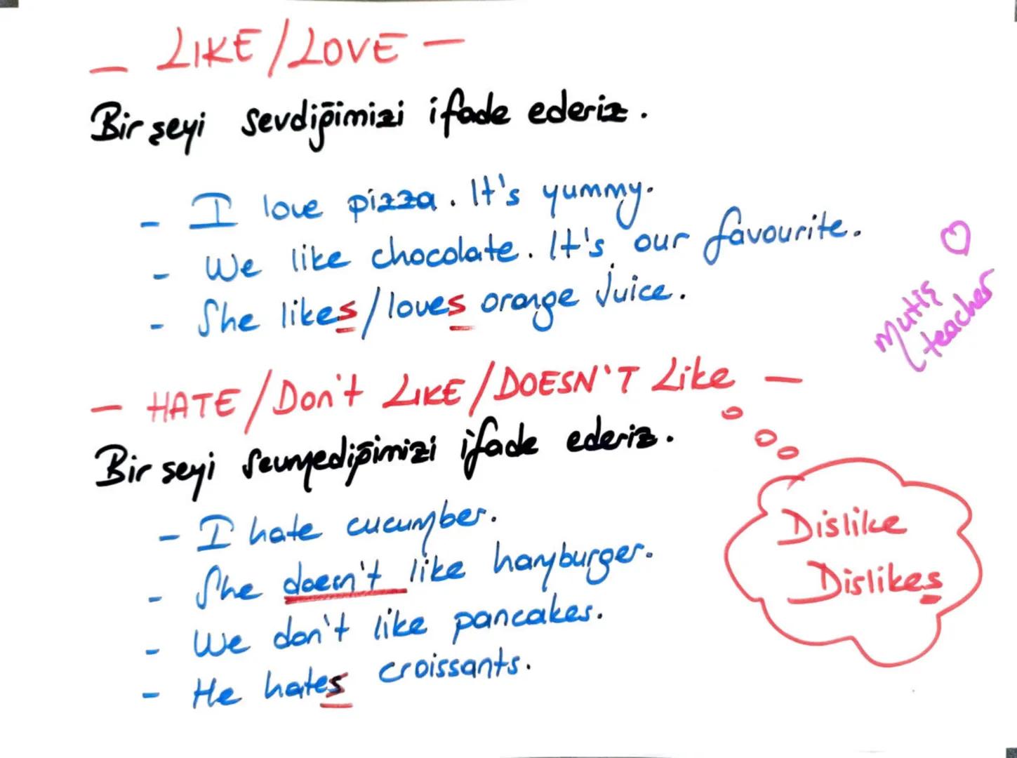 # GRADE 6 UNIT 2
Mytis Teacher
Yummy Breakfast - The Names of the foods and drinks
Honey: Bal
Pastrami: Pastırma
Butter: Tereyağı
Mushroom