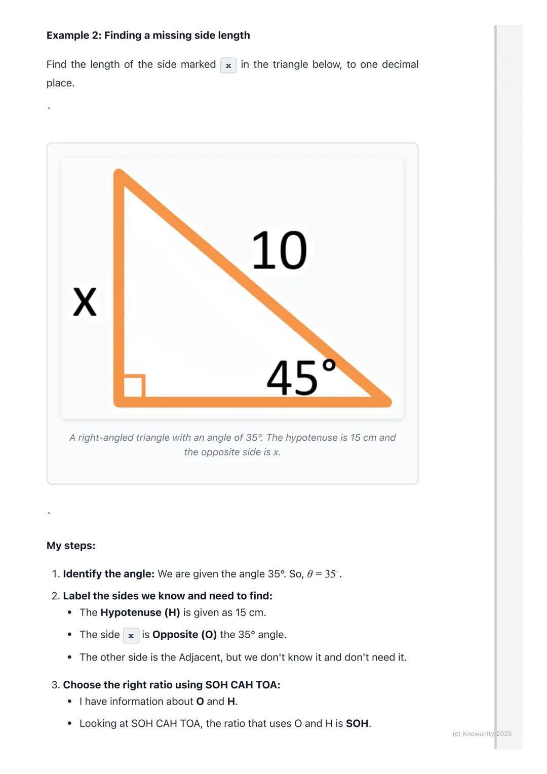 # Introduction to Trigonometric
Ratios
What is trigonometry about?
Trigonometry (or 'trig') is all about the relationship between the angl