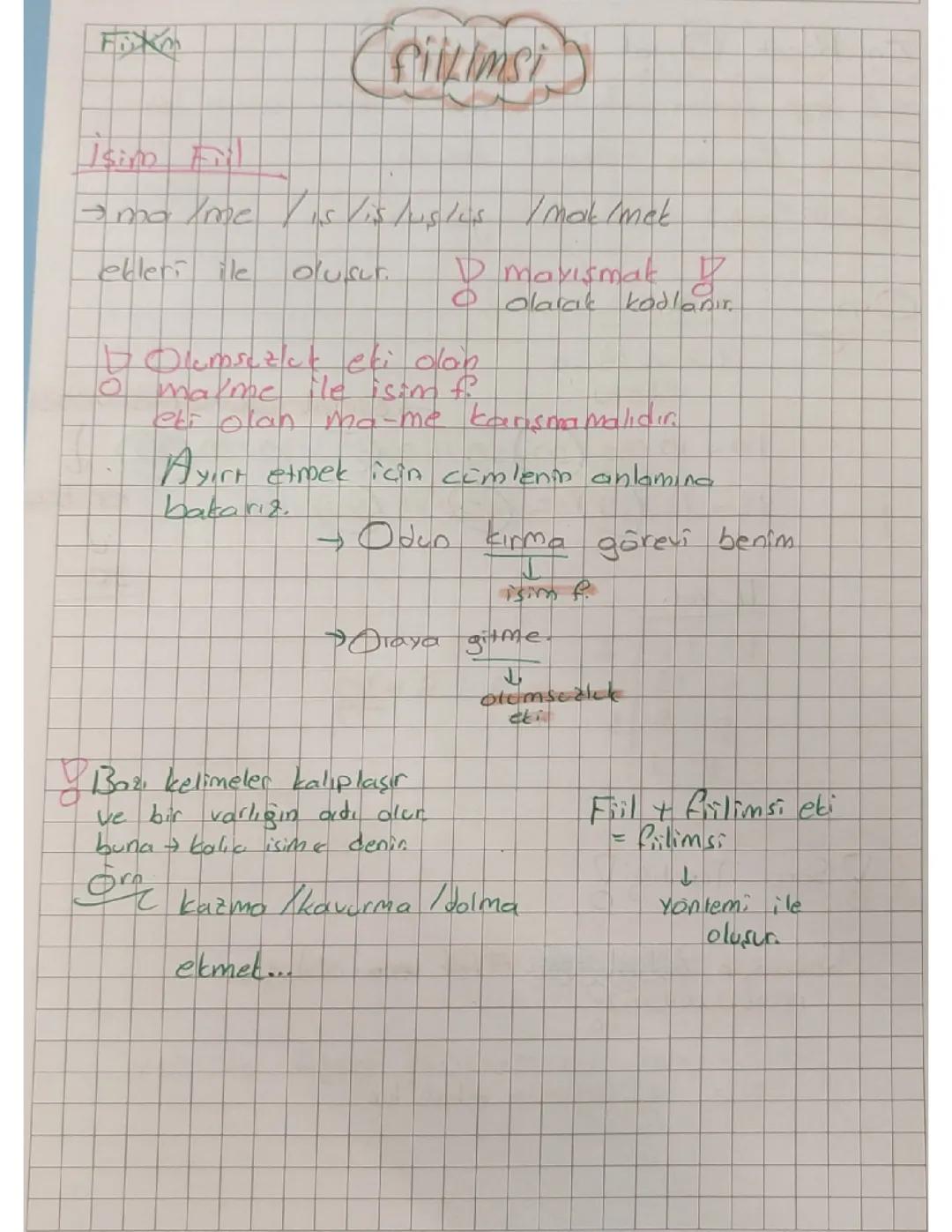 8. Sınıf Fiilimsi Konu Anlatımı - İsim, Zarf ve Sıfat Fiiller