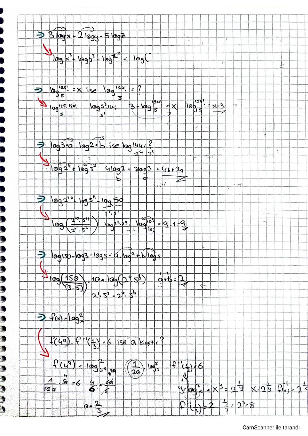 Logaritina
2x = 8 x=3
232 X-6
32x 27 x 2
Lolag Gisto
2x = 3 101090
Play taban
Tog
X = log³
ataban
3* - 5 X=1093
076
99
axtayo, bo
X logo
2x