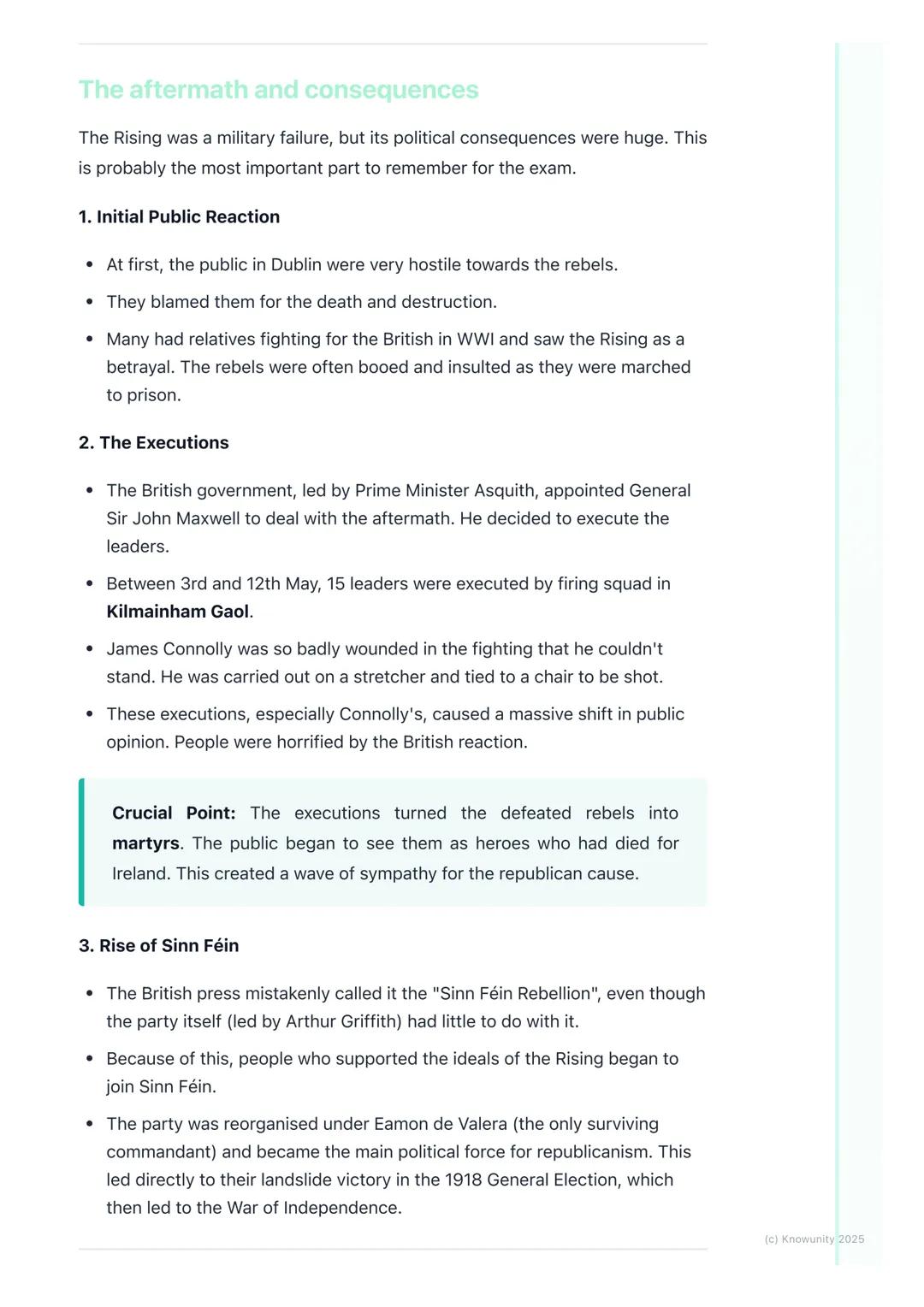 # The 1916 Easter Rising
The 1916 Easter Rising.
This was an armed insurrection in Ireland during Easter Week, April 1916. The
main goal w
