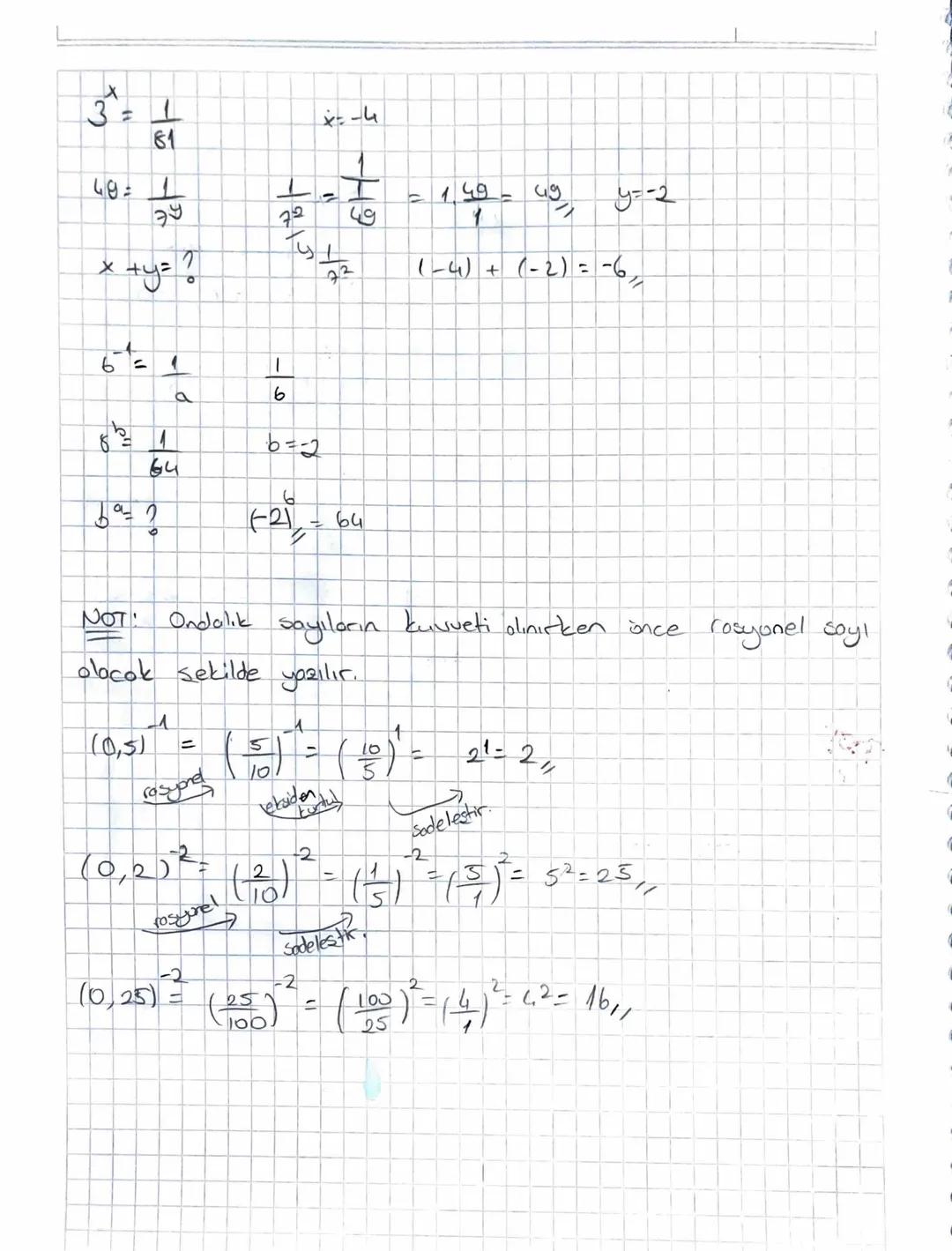 # ÜSLÜ SAYILAR
a ve
M birer tom sayı olmak üzere
a.a.a -------- a= aⁿ
nüs, kuvvet
in tone
a- tabon
3.3.3.3=3⁴
5.5.5:5³
= 2.2.7.7
(-2)