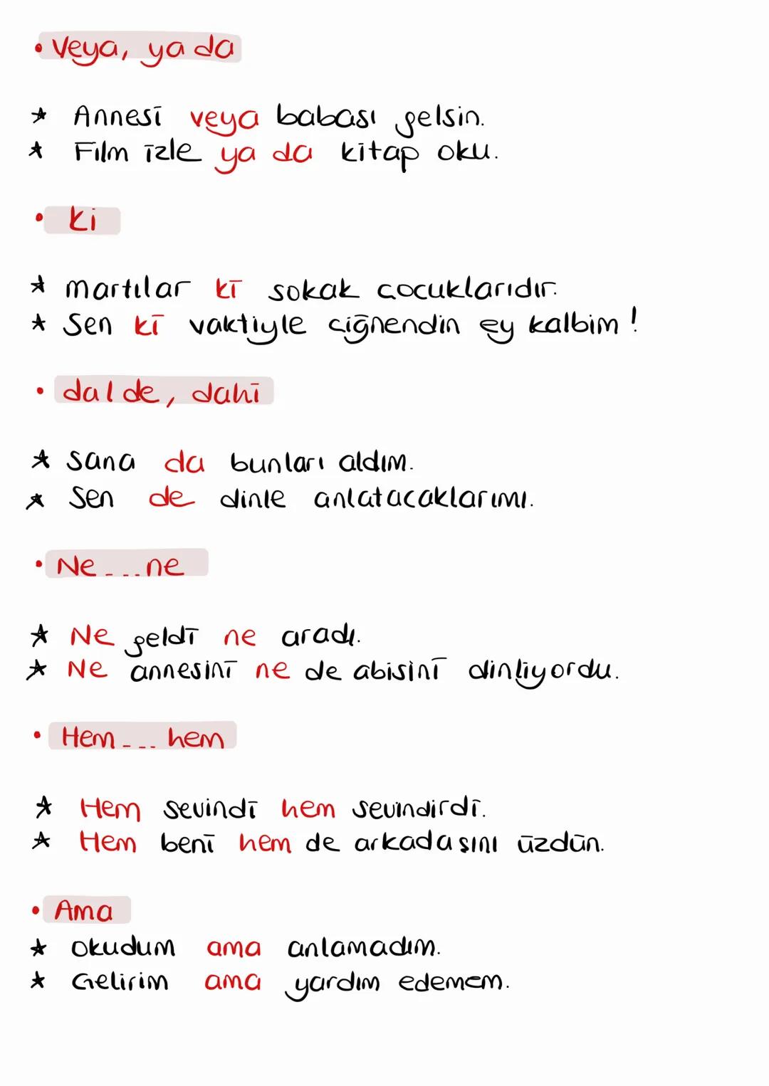 edat ve
①EDAT
bağlaç
Tek basına anlamı olmayan ancak kullanıldyl
Cümlede anlam kazano ve diger sözcükler
arasında anlamsal bağ kuran sözcük