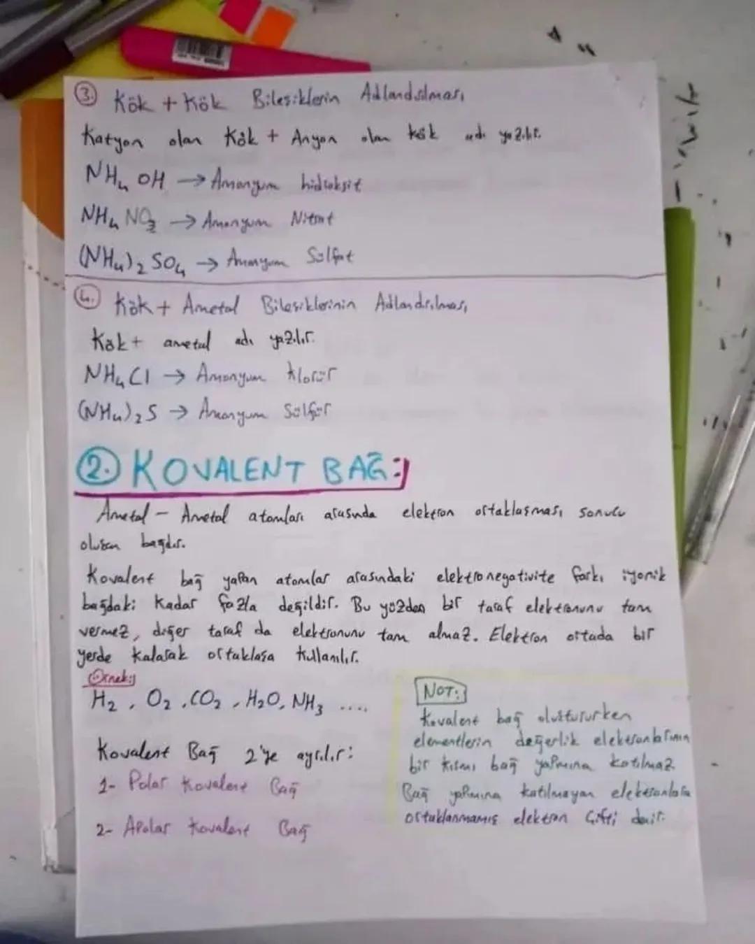 #GUGLU ETKİLESİMLER #
①¡YONIK BAG :)
Metal - Ametal atomları arasında oluşur
Metal atomlari e (elektion) verir, Ametal atomlari ē (elektion)