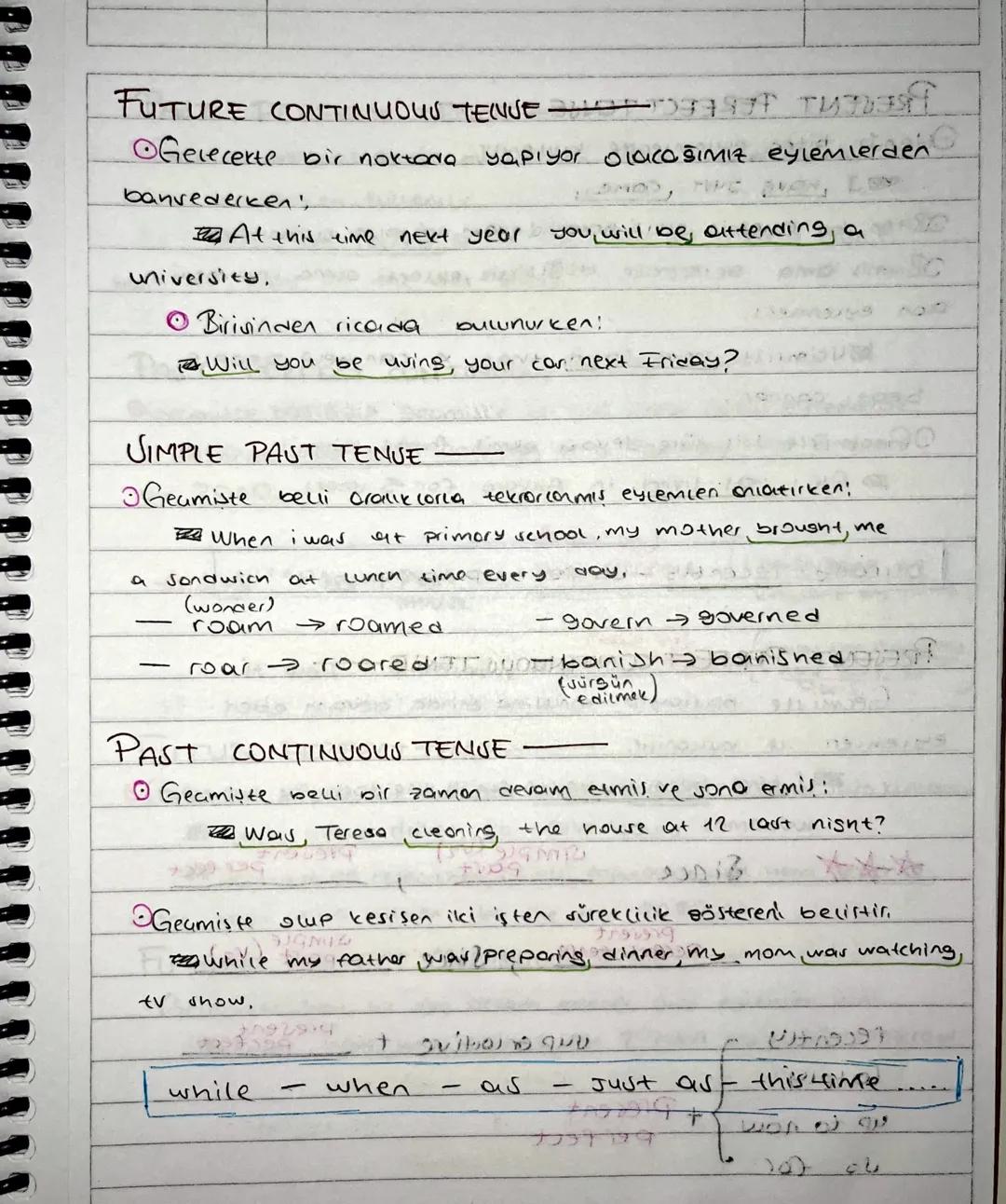 PRESENT CONTINUOUS TENJE!
Always, continually, forever, constantly)
Present
cont.
ile
kullanılırsa bir
vikayetten bahsedilir,
My
mum
always