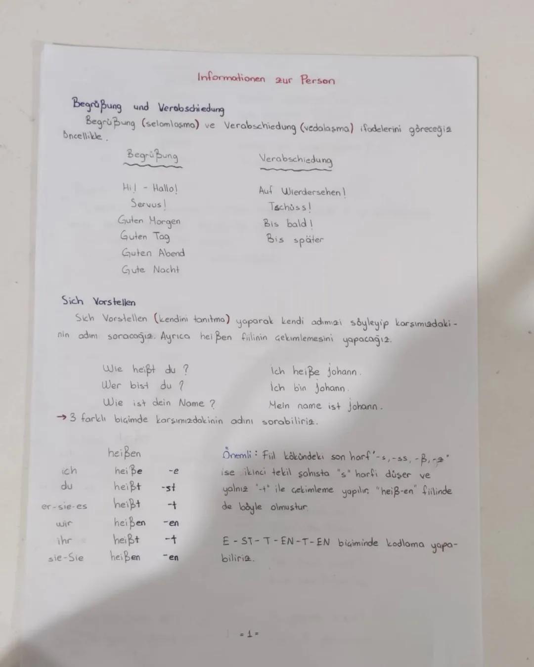 Informationen zur Person
Begrüßung und Verabschiedung
Begrüßung (selamlasma) ve Verabschiedung (vedalaşma) ifadelerini göreceğiz
Oncellikle.