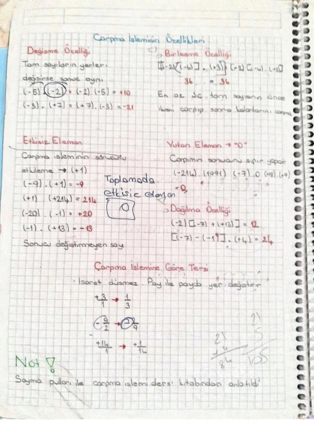 -4-3-2-101 23
Z Noto Z+
Negatif
Negatip Pazitip
- Tam Sayılar
Z=ZU OUZ+
2 B S B e
Pozitif Negatip & Porcitip
0 Notr
Mutlak Değer
-194+1
+9 +