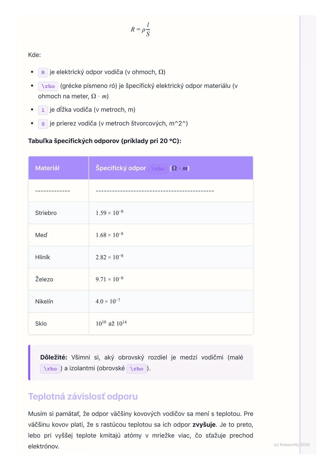 # Ohmov zákon a elektrický
odpor
1. Prehľad a úvod
Dnes sa pozrieme na Ohmov zákon a elektrický odpor, čo sú úplne základné
veci pre pocho