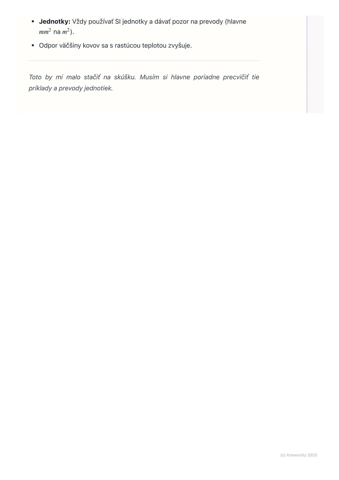 # Ohmov zákon a elektrický
odpor
1. Prehľad a úvod
Dnes sa pozrieme na Ohmov zákon a elektrický odpor, čo sú úplne základné
veci pre pocho