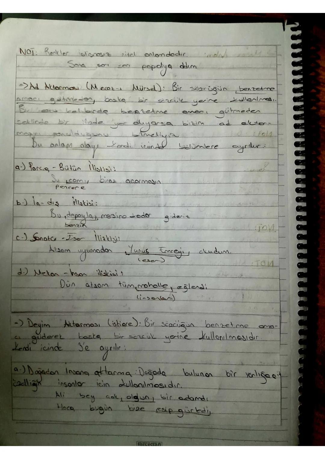 - SÖZCÜKTE ANCAM:
Gercek (Temel) Anlam: Bir sözcüğün söylendiğinde alla
ilk gelen, anlamıdır.
Yan Anlam: Gercek onlom ile ilişkisi tamamen