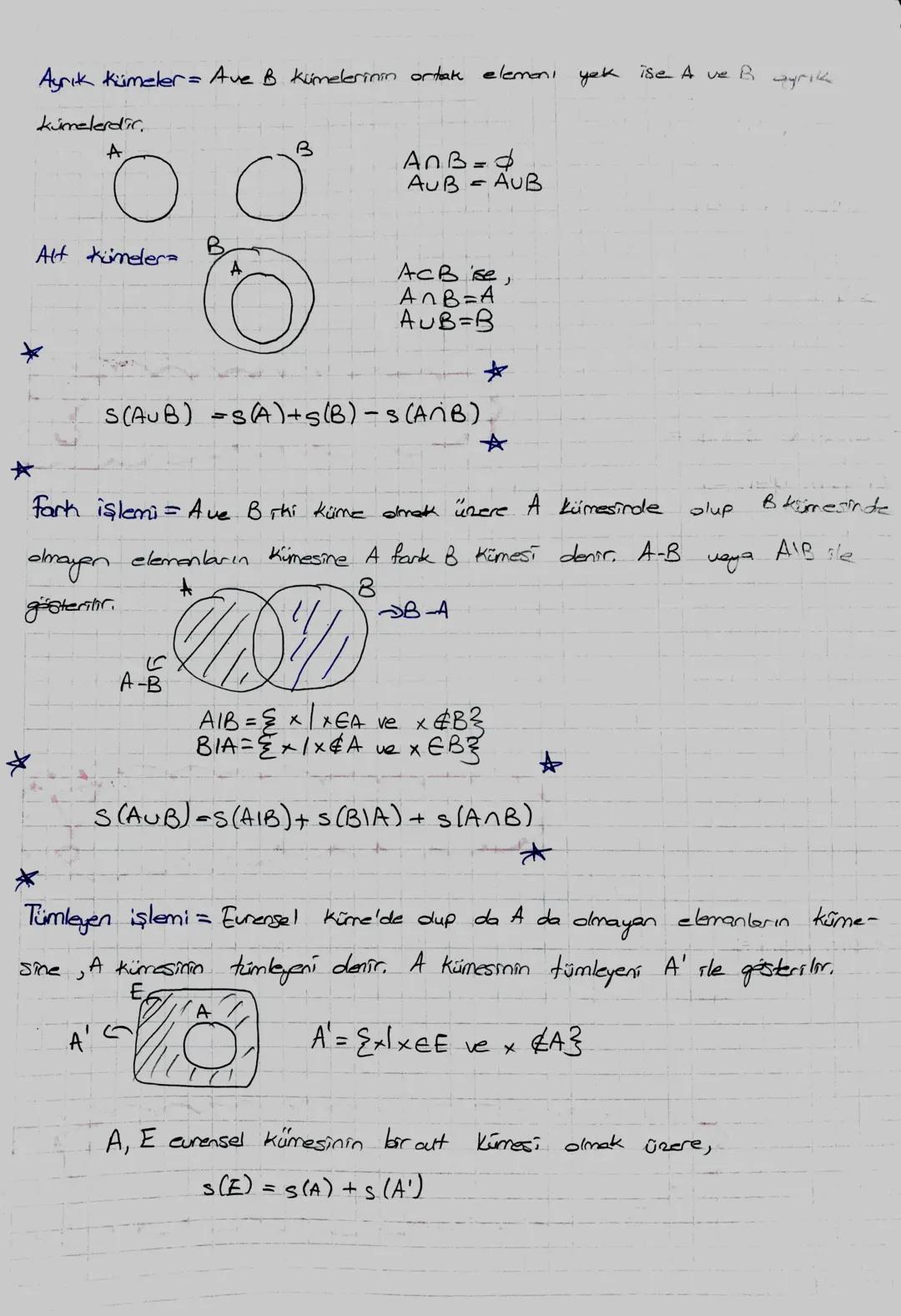 2. ÜNİTE KÜMELER
*iyi tanımlanmış nesnelerin topluluğuna küme denir.
* Kümeyi oluşturan nesnelerin her birine eleman denir.
*Kümeler A,B,C..