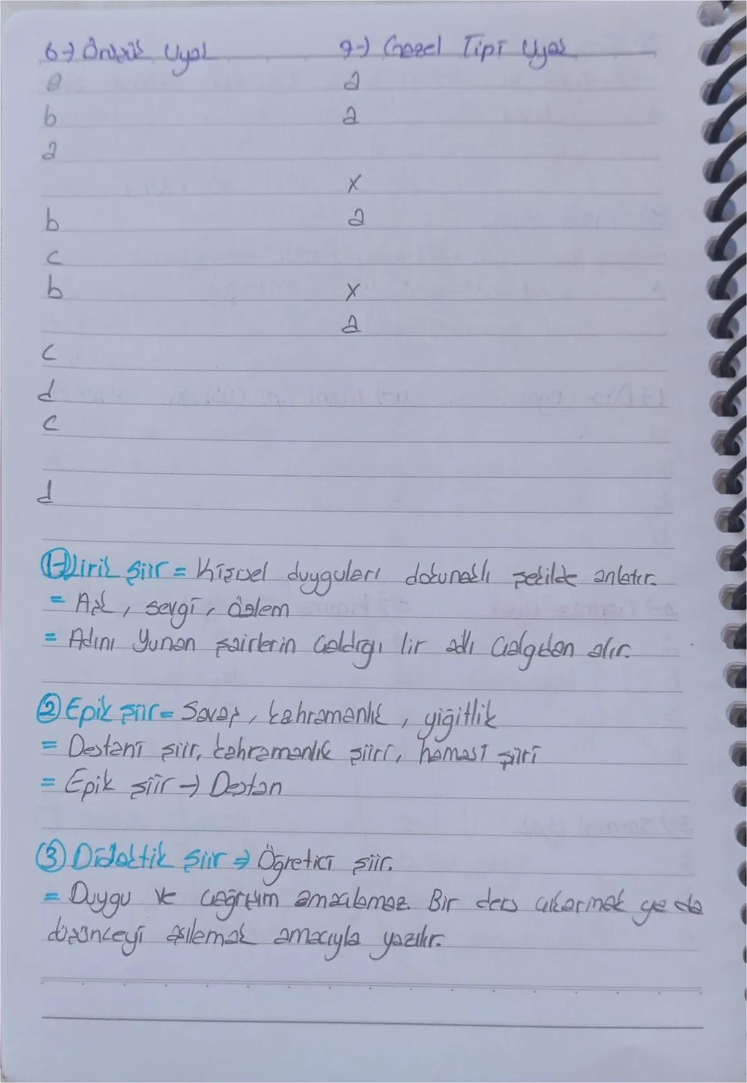 STRDE REDIE/KAFİYE
Kafiye - Dize Sonlarındaki se benzerliğidir.
gorevce farklı dan seslerin benzemest
ve göreve dyni se benzerliği adını
8 A