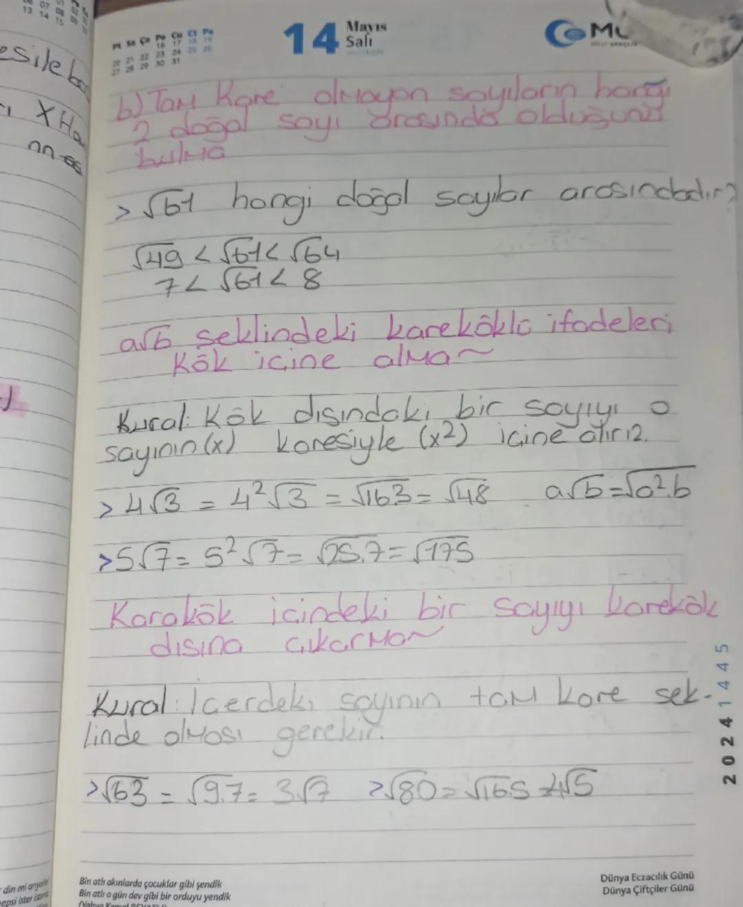 # KARAKOKLER (Konu Anlatımı)
al. Tom Kore Sayılar
12=1
122=144
232=529
22=4
132-169
242-576
32=9
14²=196
42=16
196
25² = 625
152=225
52=25