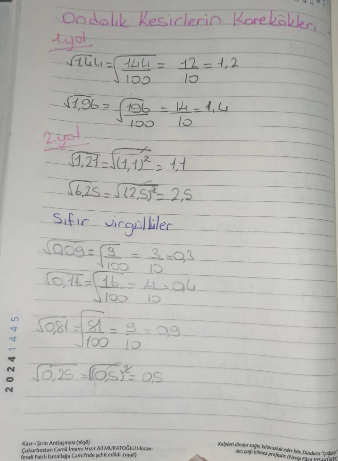# KARAKOKLER (Konu Anlatımı)
al. Tom Kore Sayılar
12=1
122=144
232=529
22=4
132-169
242-576
32=9
14²=196
42=16
196
25² = 625
152=225
52=25