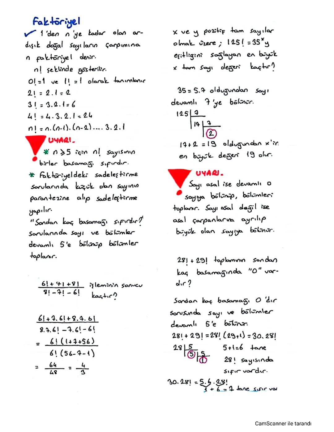 Faktöriyel Nedir ve Nasıl Hesaplanır?