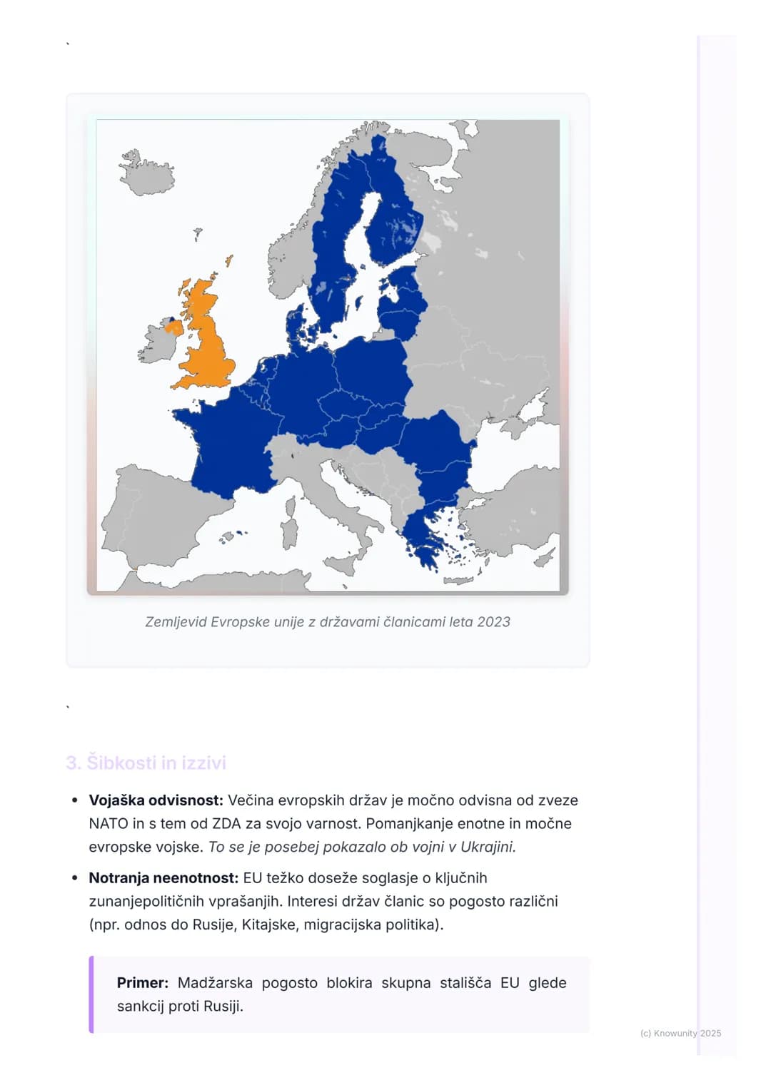 # Geopolitični položaj in vloga
Evrope v svetu
Geopolitični položaj in vloga Evrope v svetu
Evropa danes ni več osrednja svetovna sila, ko