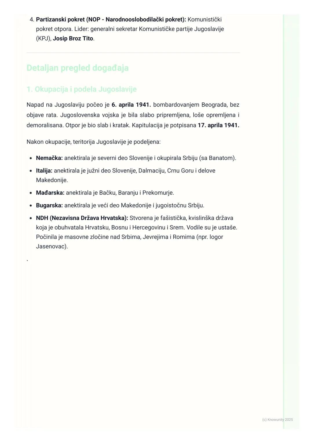 # Jugoslavija u Drugom svetskom
ratu
Uvod i opšte okolnosti
Kraljevina Jugoslavija je pokušala da ostane neutralna na početku Drugog
svets