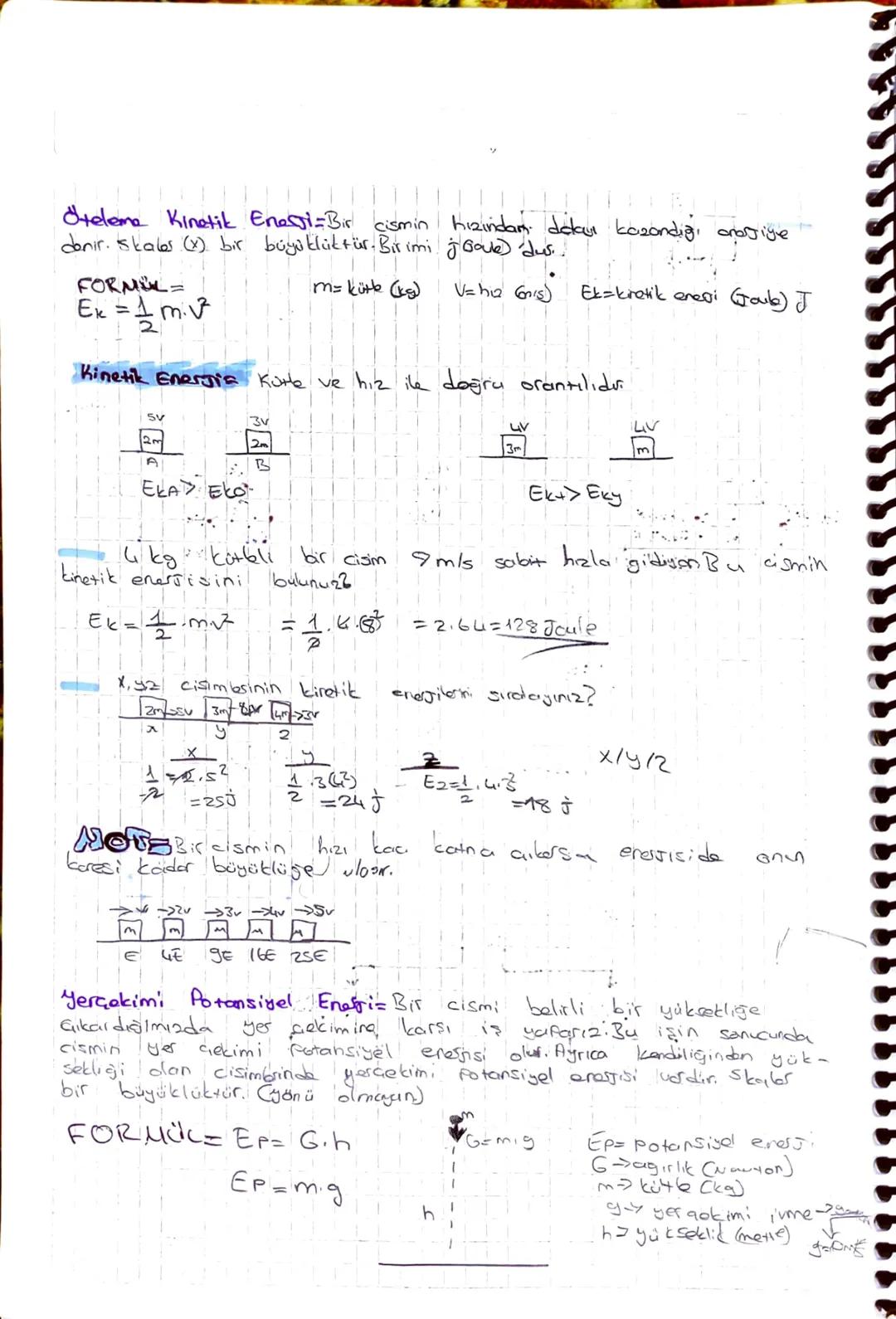 4. ÜNİTE ENERJI
İş Bir cisme uygulanan kuvvet ile cismin yer değiştirmesi
aynı doğrultuda ise, fiziksel olarak iş yapılmış demektir.
Sembol