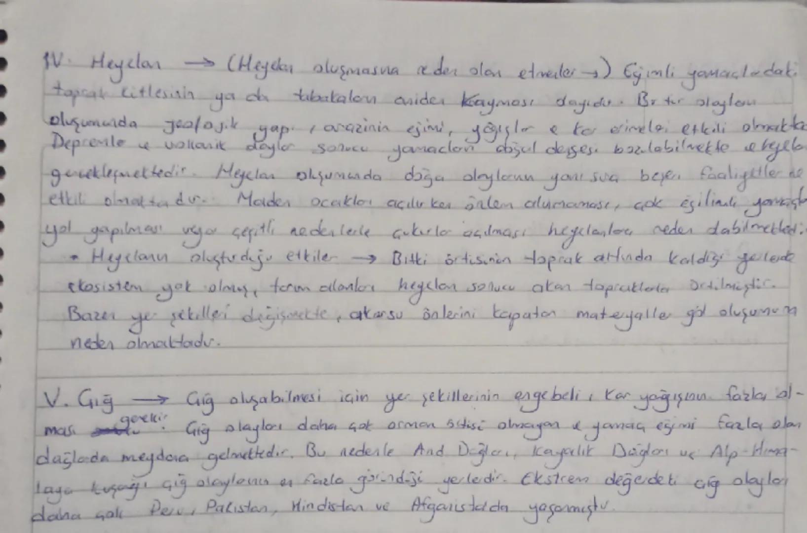 # 1-DOGADA'KI EKSTREM OLAYLAR
A. AISTRONOMI KÖKENE, DOĞA DLATLARI Sibaya'an Tunguska (Ruwga) bólgai,
(ABD) Arizona eyaledi
B. Jearajit
44