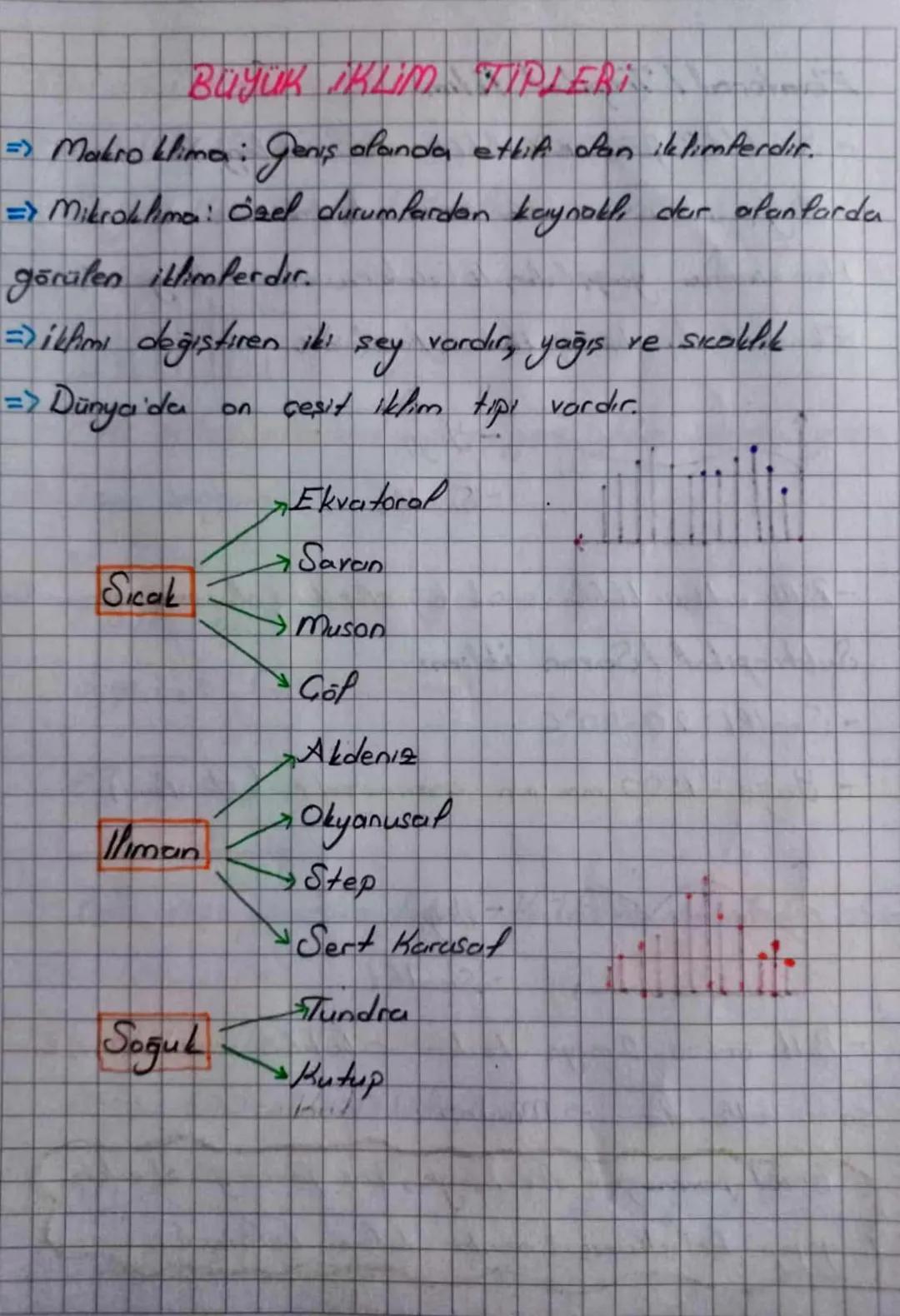 büyük iklim tipleri