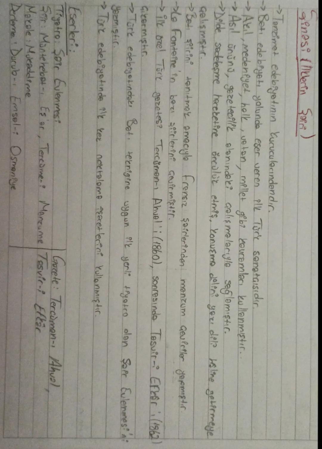 - Şiir -
Tonzimat Dönemi Şiirler?
I. Dŏnem:
II. Donem:
→Toplum için senat anlayış, benimsen--> Sonst için sonet anlayışı benimsenmiştir.
mis