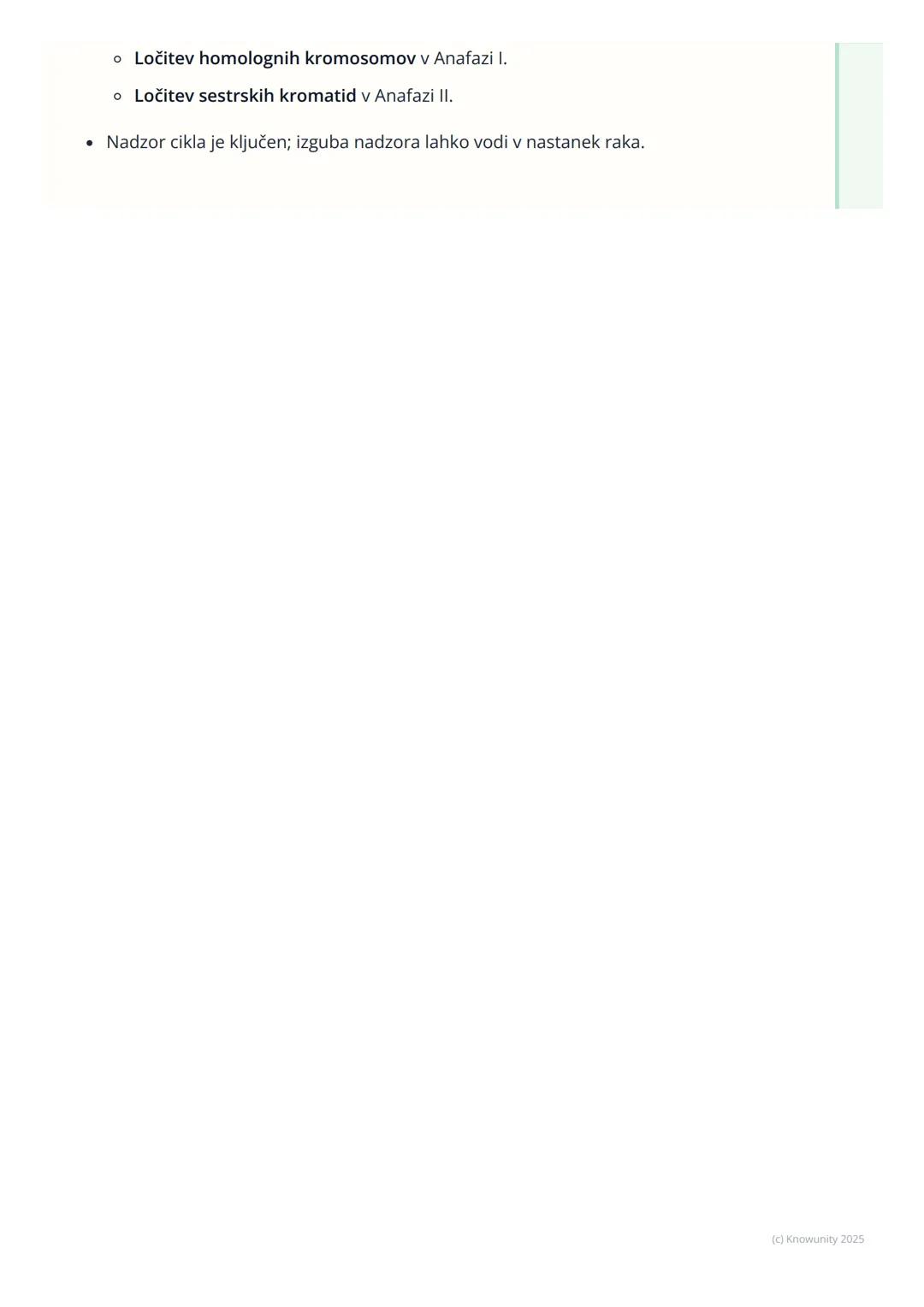 # Celični cikel in delitev celic
## Pregled celičnega cikla
Celični cikel je urejeno zaporedje dogodkov v življenju celice, ki vodi v njen