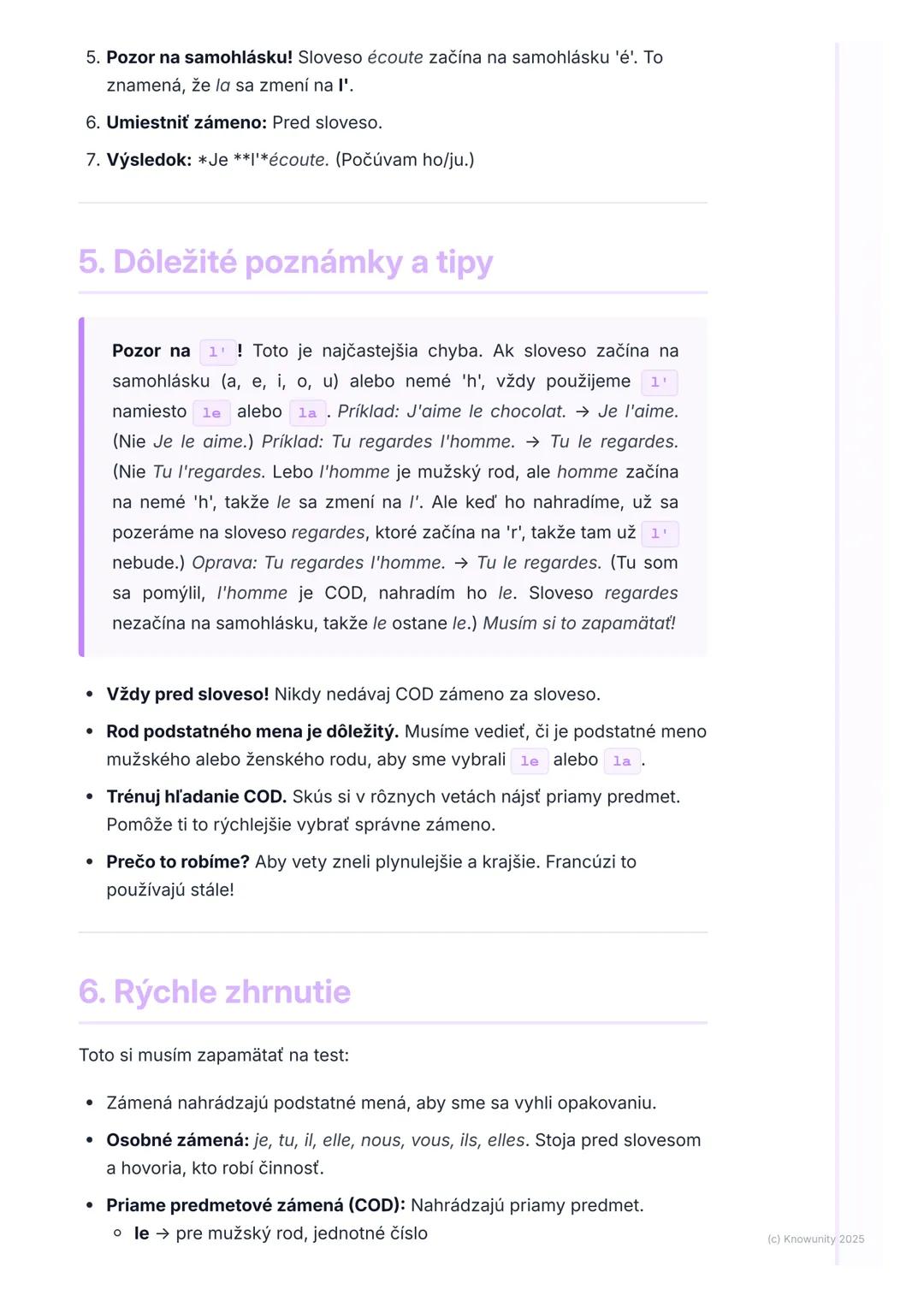 # Zámená
1. Úvod do zámen
Ahojte! Dnes si zopakujeme zámená vo francúzštine, lebo sú super dôležité,
aby naše vety zneli prirodzene a aby