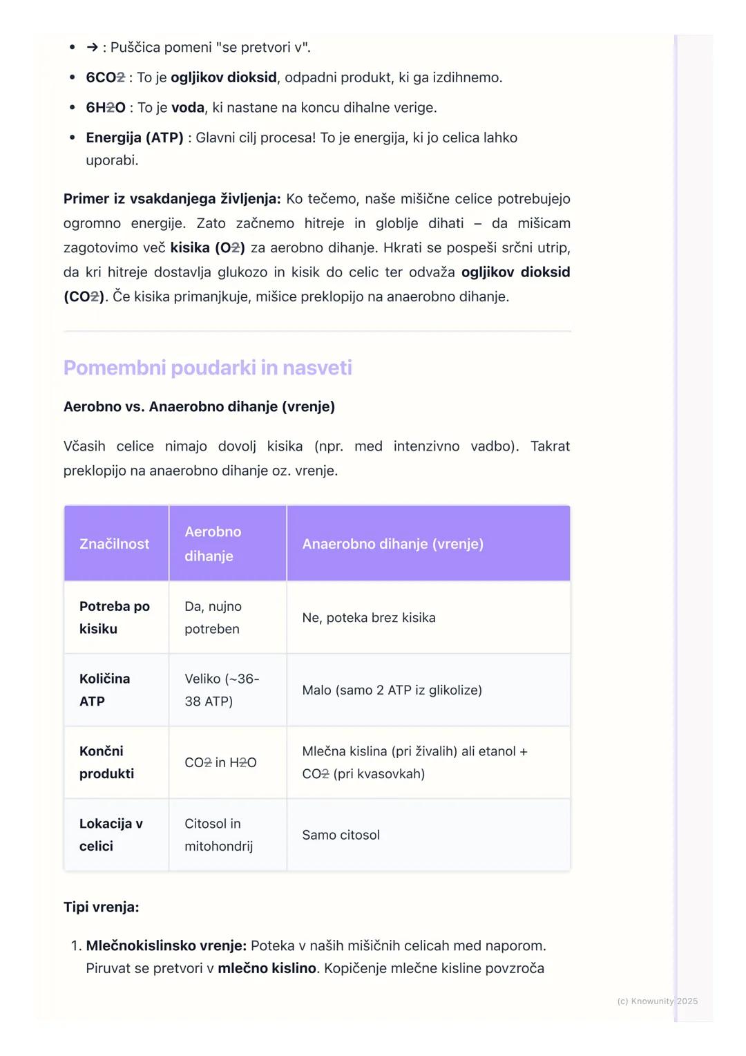 # Celično dihanje
Uvod v celično dihanje
Celično dihanje je proces, pri katerem celice razgrajujejo organske snovi
(predvsem glukozo) in s
