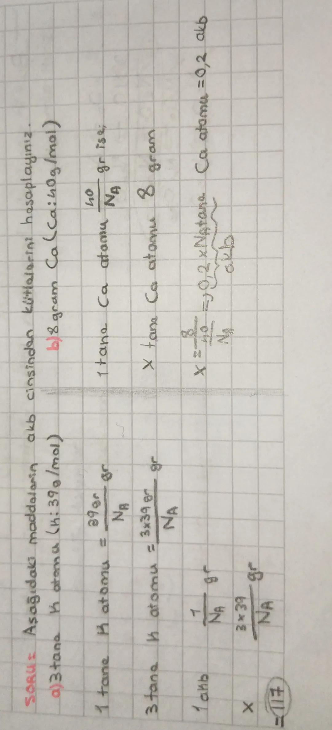```markdown
~mol Kavramı ~
-1 mol=$6,02.10^{23}$ tane tanecik vardır.
avogadro sayısı
($N_A$)
-1mol Fe elementinde $6,02.10^{23}$ tane ato