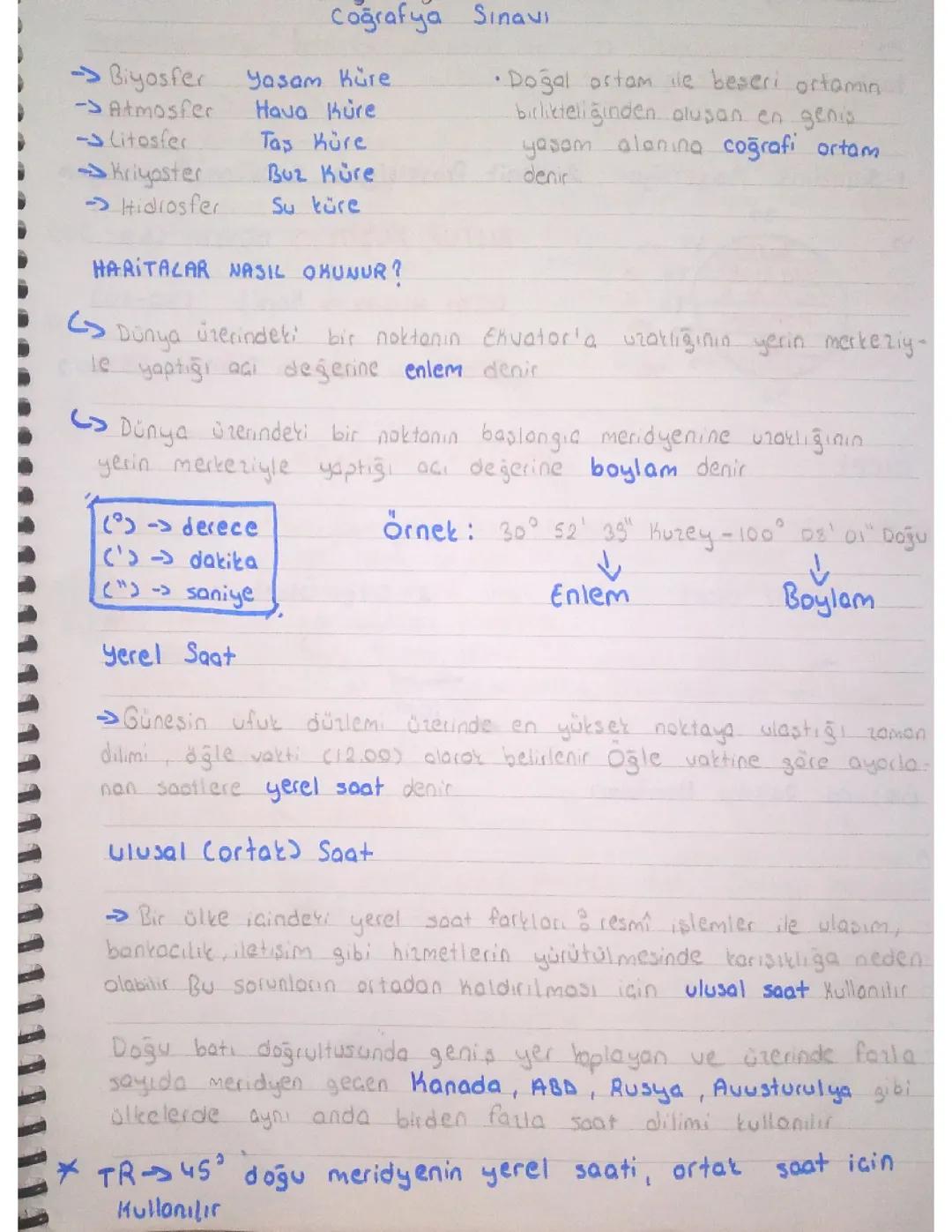 9. Sınıf COĞRAFYA