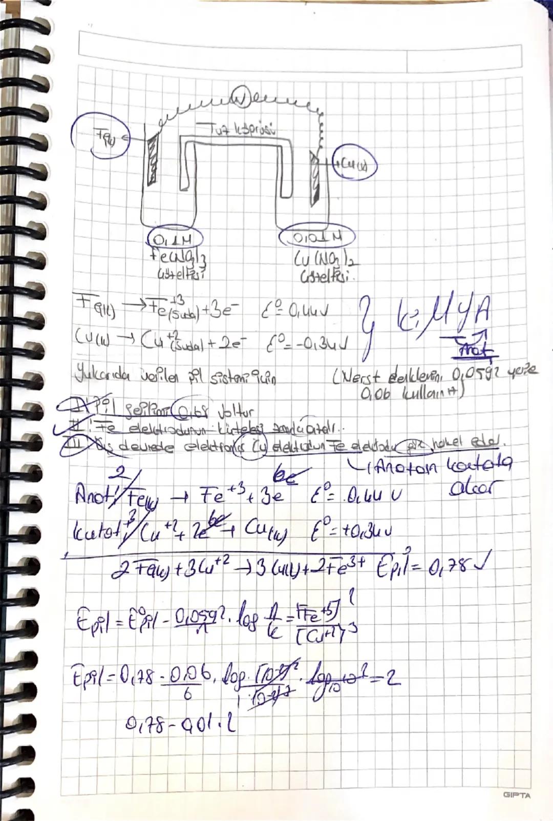 # Elektroliz
Birden fazla iyon varsa birce hangisi toplanır sulu çözeltide
- + -> + + -> + + -> -
-> + ve - nin 91k temas etmesi var toplan