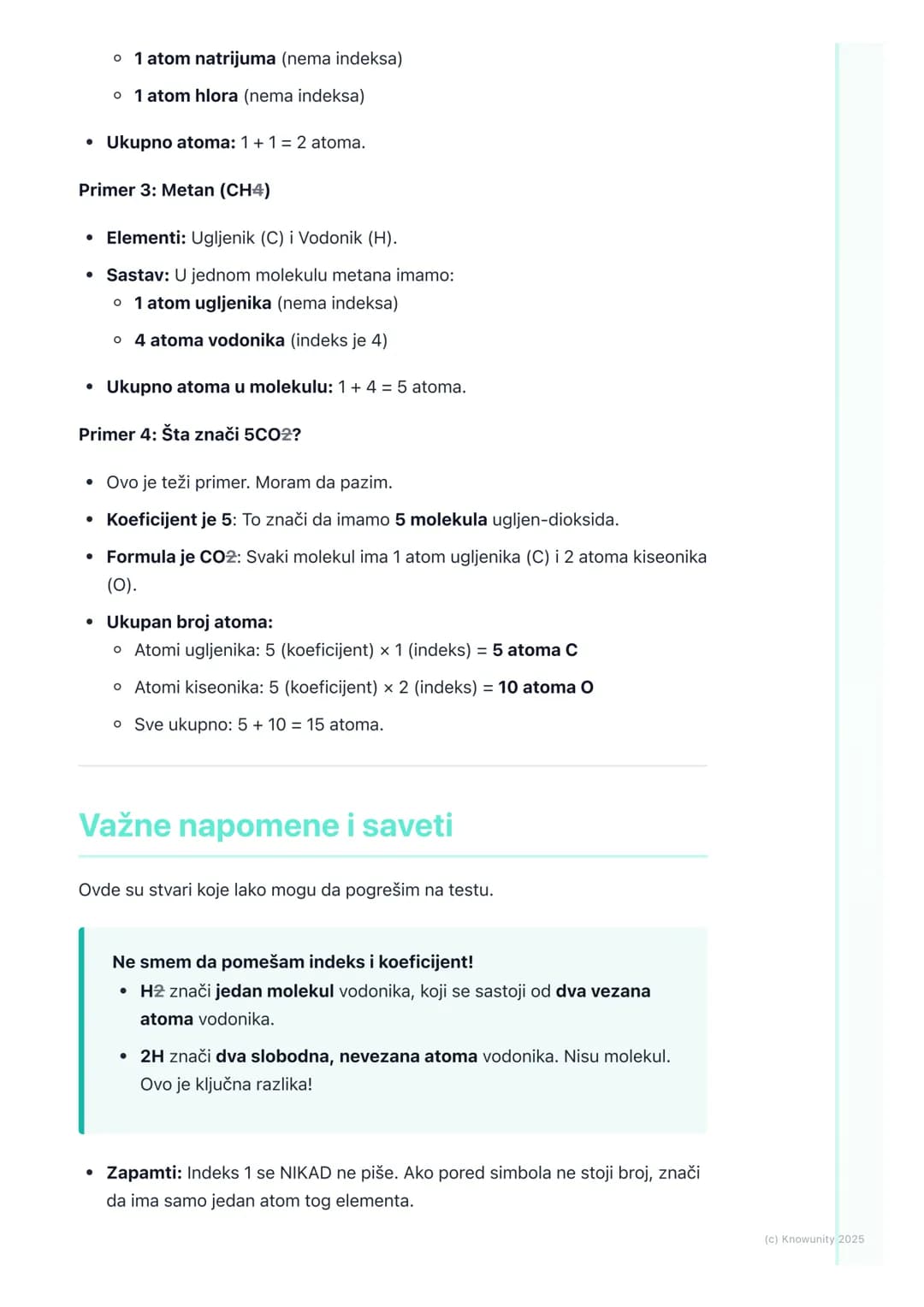 # Hemijske formule
## Šta su hemijske formule i zašto su važne
Hemijske formule su skraćeni način da se prikaže sastav hemijskih jedinjenj
