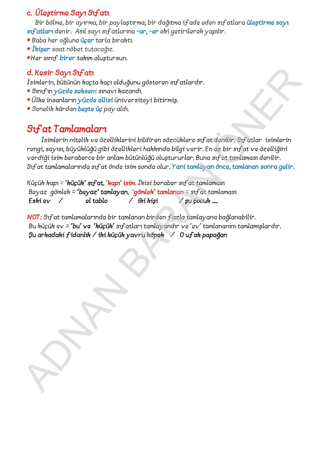 # İÇİNDEKİLER
## 1. SÖZCÜKTE ANLAM
### A. Kelime ve Kelime Gruplarımın Anlam Özellikleri
1. Gerçek (Temel) Anlam
2. Yan anlam
3. Mecaz Anla