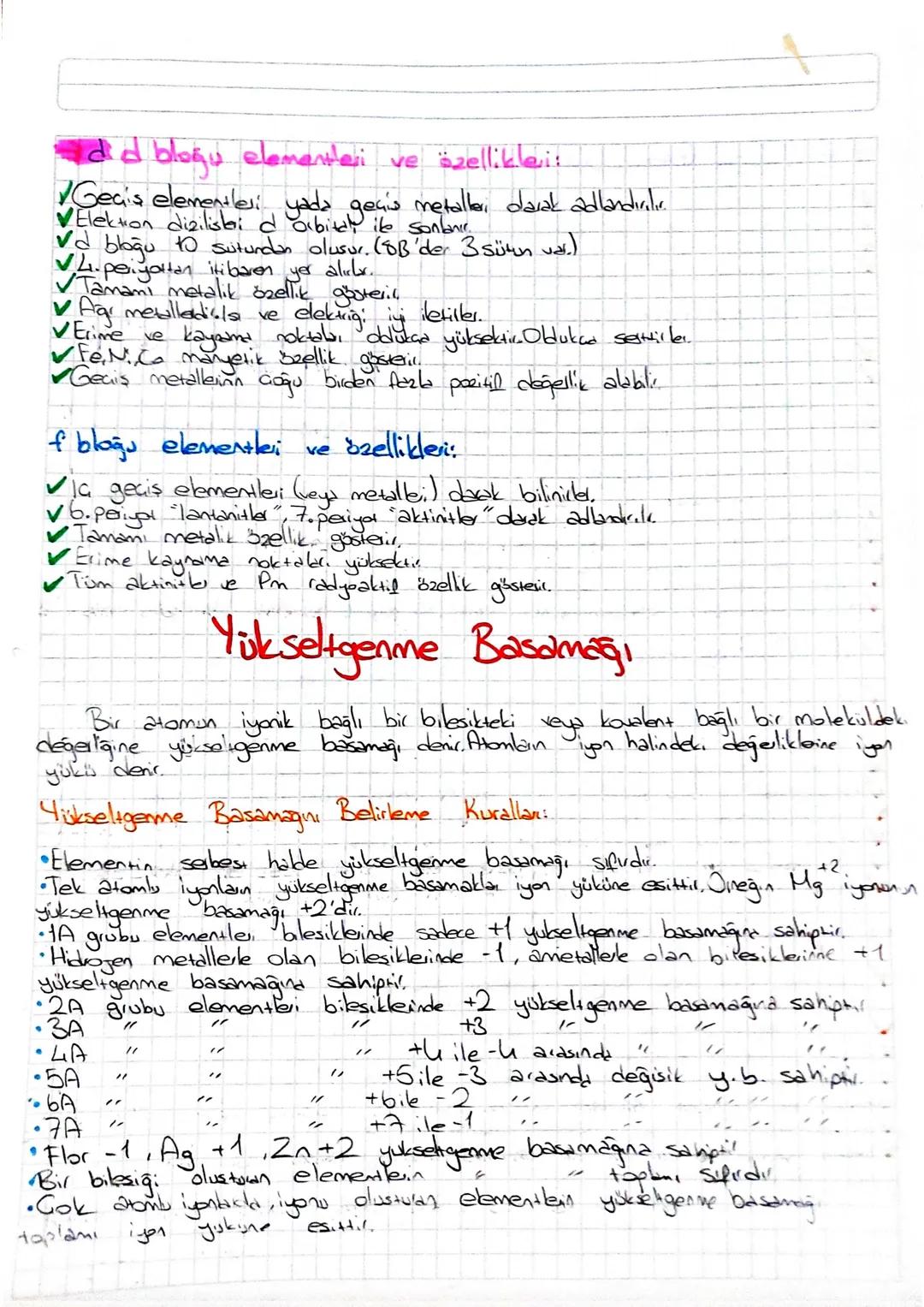 Elementleri Tanıyalım
Amel
A Grubu (1. Grup). Alkali Metaller
✓ Elektron dağılımlar, ns' ile biler. Bu yüzden s blogu elementlesid..
✓ Hidro