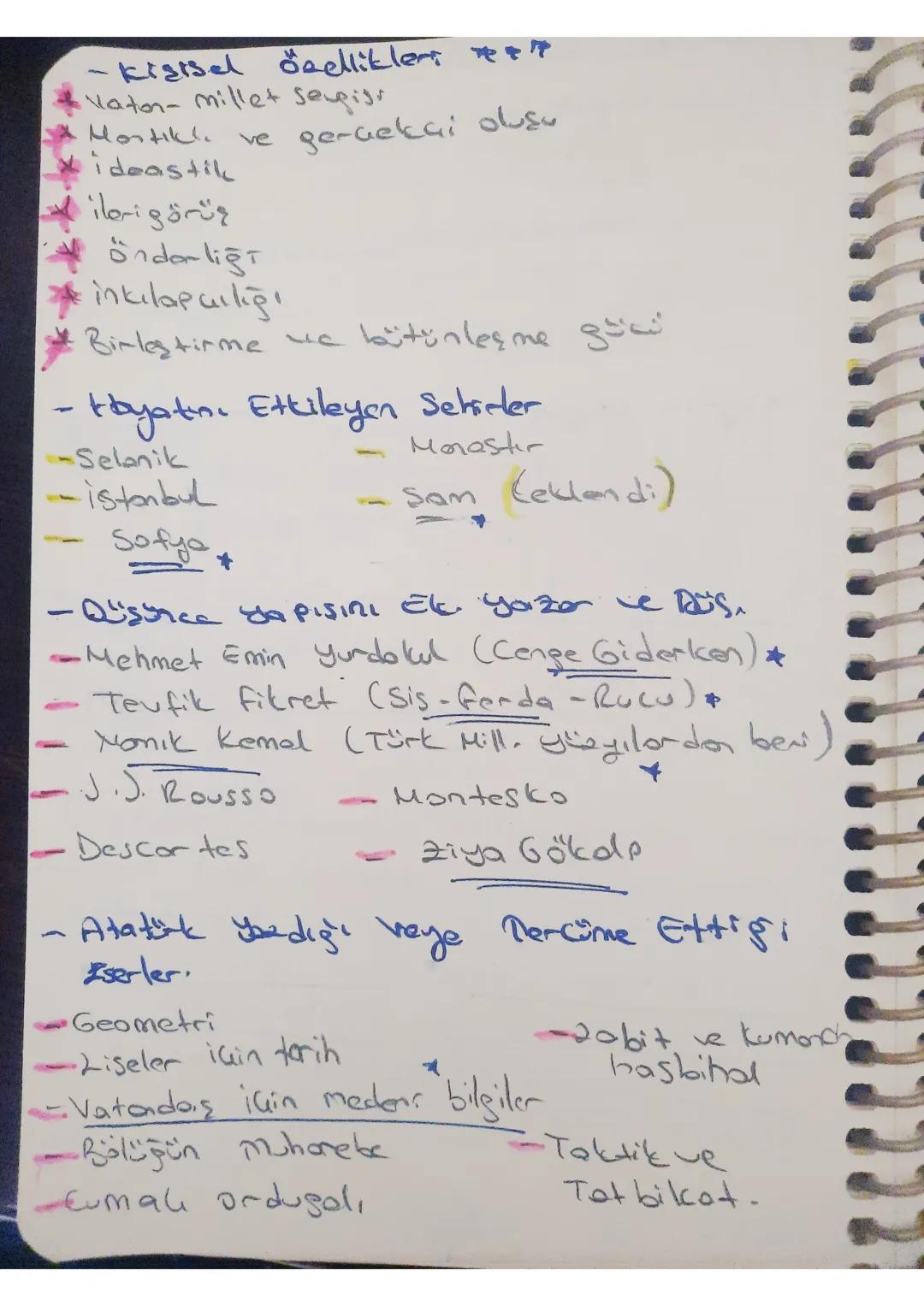 -ATALK HAYATI
ğrenim Hayatı
1- Mahalle Mektebi
2-Semsi Efendi
3- Selanik Askari Kistiyesi
4- Monaste Askari idadis
5- Harp Okulu
6. Hare Aka