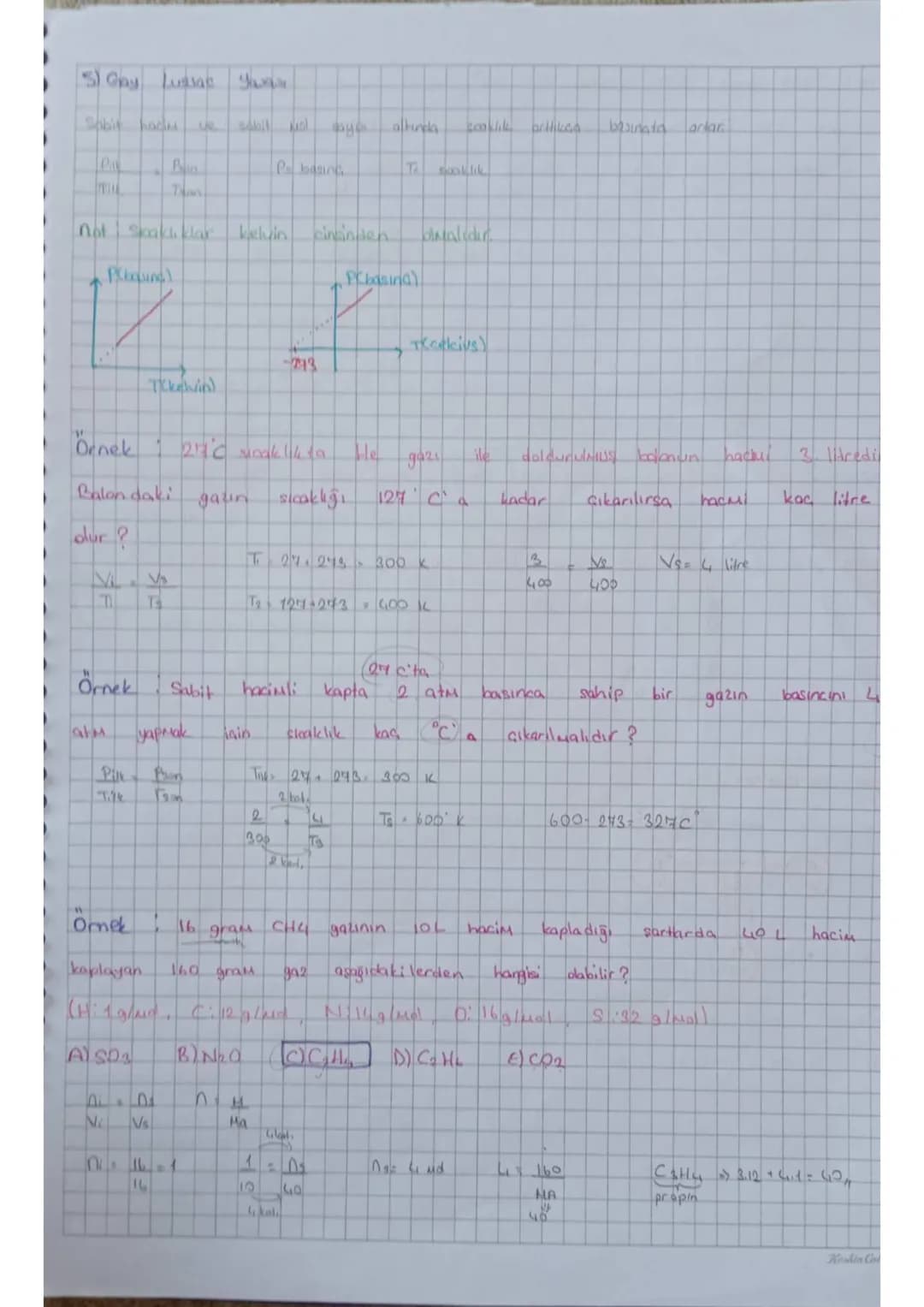 # GAZ YASALARI
| Boyle Yasası | Charles Yasaul | Avogadro Yasaال | Dalton Yasası | Gay Lussac Yasarı |
|---|---|---|---|---|
| P-V | V-T |
