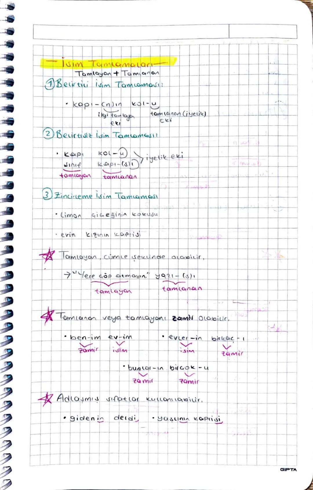 -SES BİLGİSİ
Ünlü harfler
Düt Vurorlak
Geniş Dor Genis Dor
Kalın α 1 ο υ
Ince e 1 ö ü
• Unlü Uyumlar
—Büyük Ünlü Uyumu—
Kalın → kalın
(α,