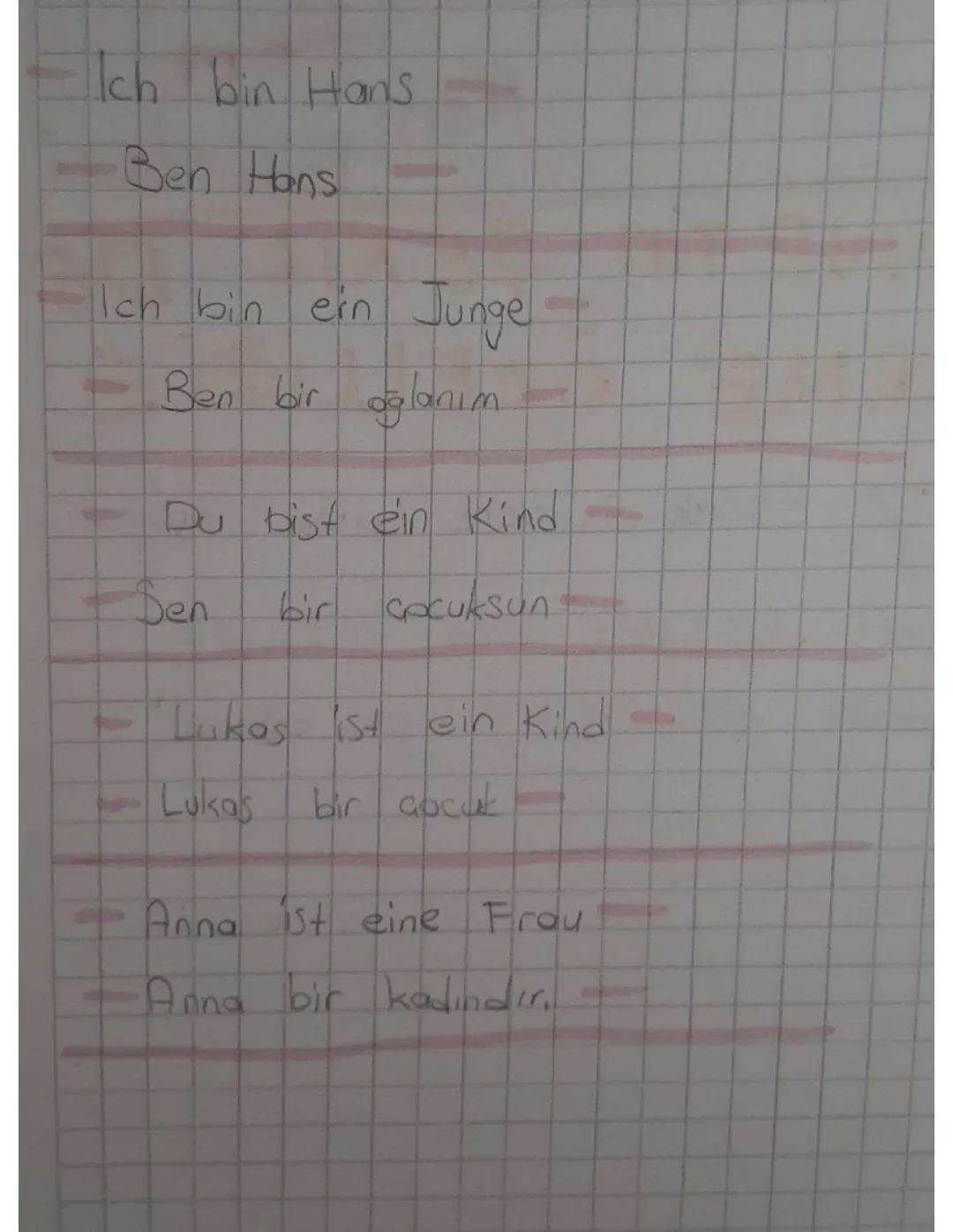 Almanca temel kelimeler