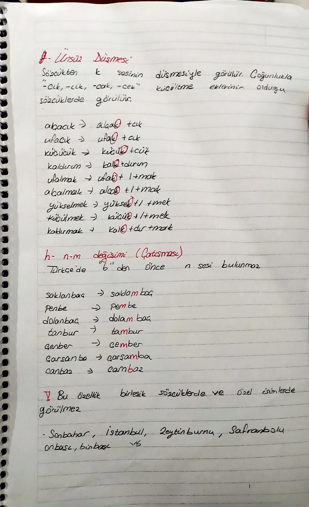 Ses Olaylare
Ünsüz Yumuşaması (Değişimi)
Sözcüğün sonunda
Varsa ünlüyle
dönüşür
Sect Sureksiz
bic
ses
bir
ek
alinca
başlayan
40
p-a-t-k
b -